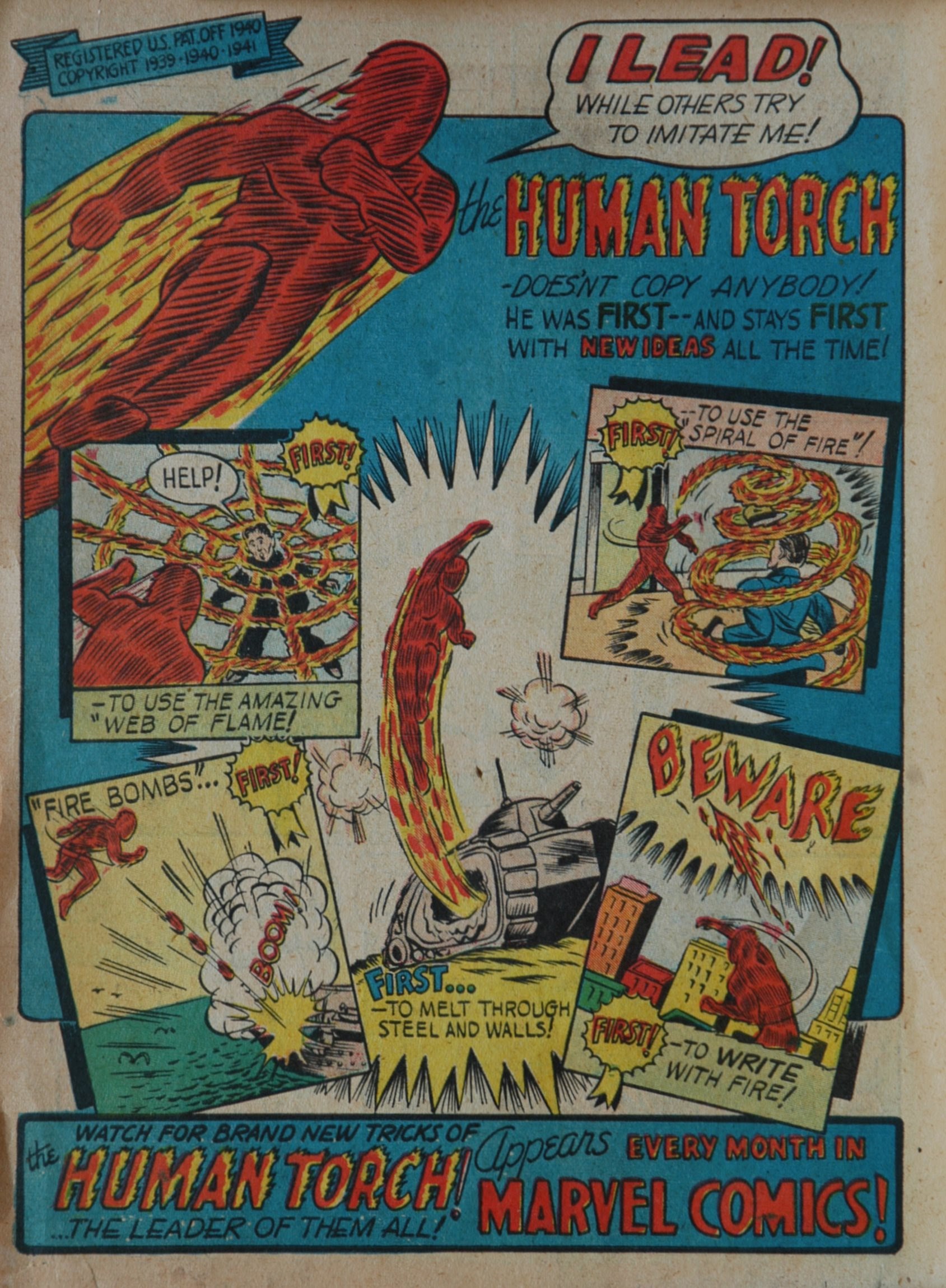 Read online Marvel Mystery Comics comic -  Issue #20 - 18