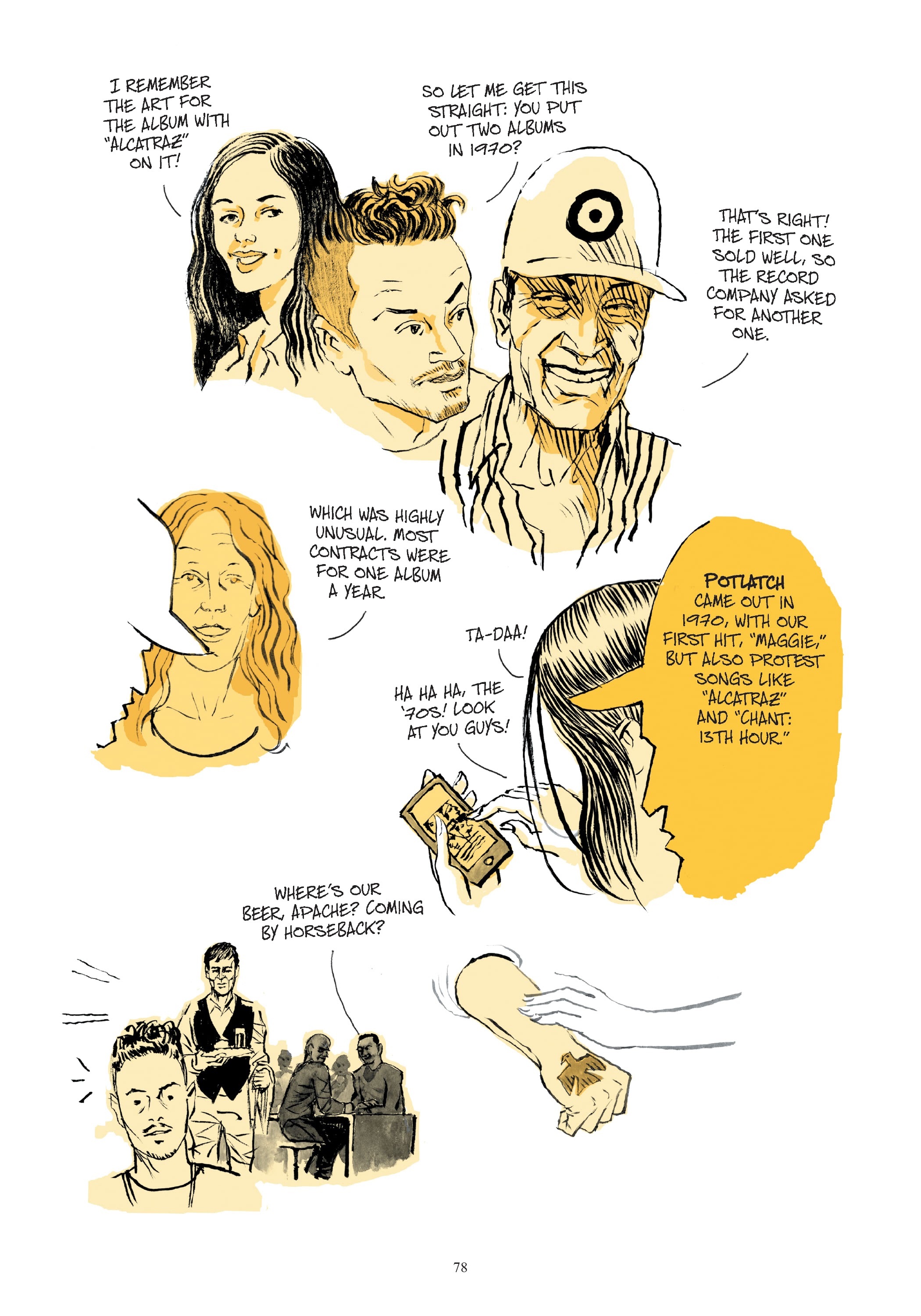 Read online Redbone: The True Story of A Native American Rock Band comic -  Issue # TPB - 65