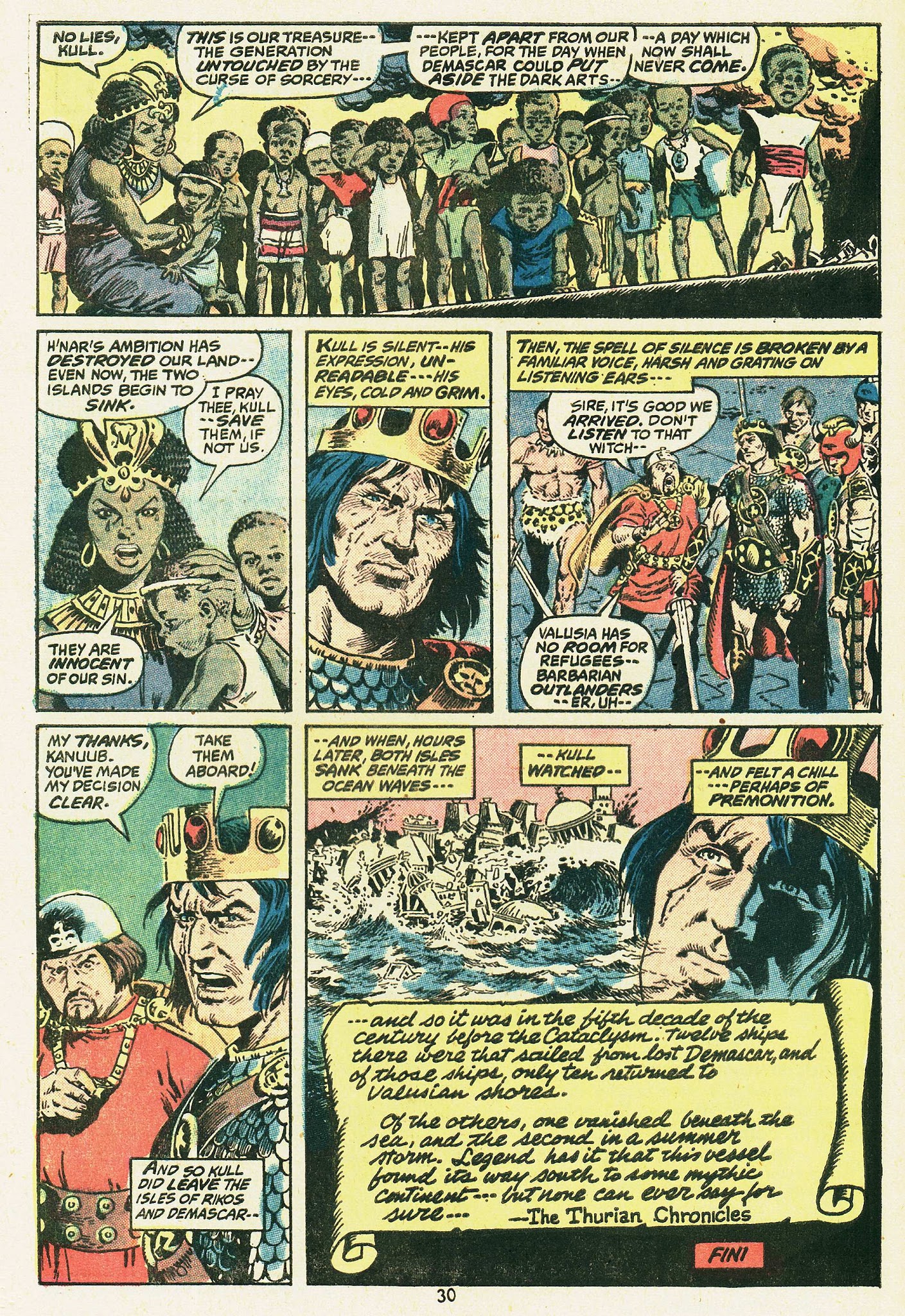 Read online Kull, the Conqueror (1971) comic -  Issue #5 - 22