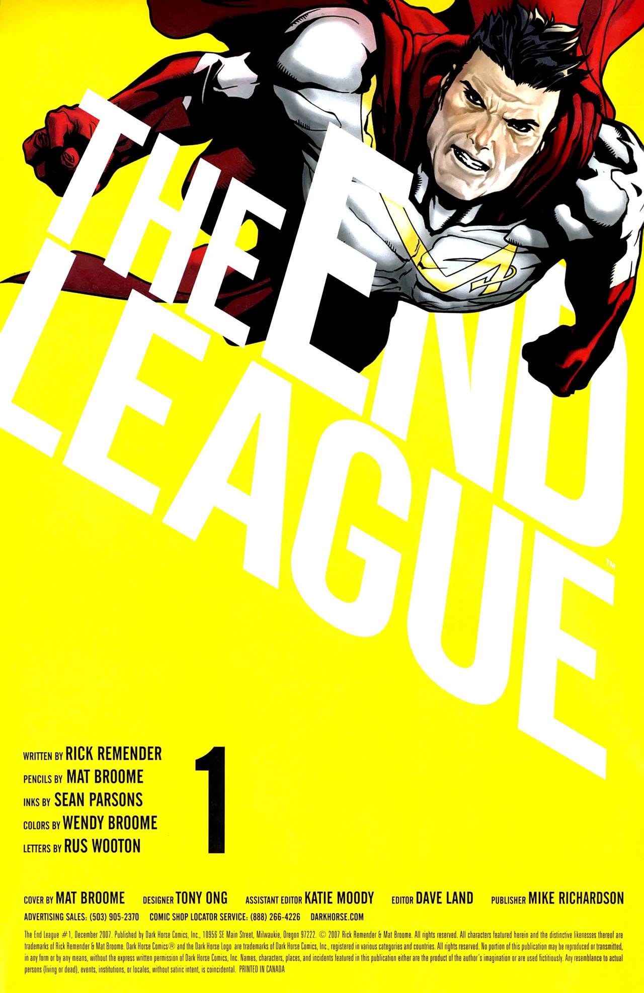 Read online The End League comic -  Issue #1 - 2