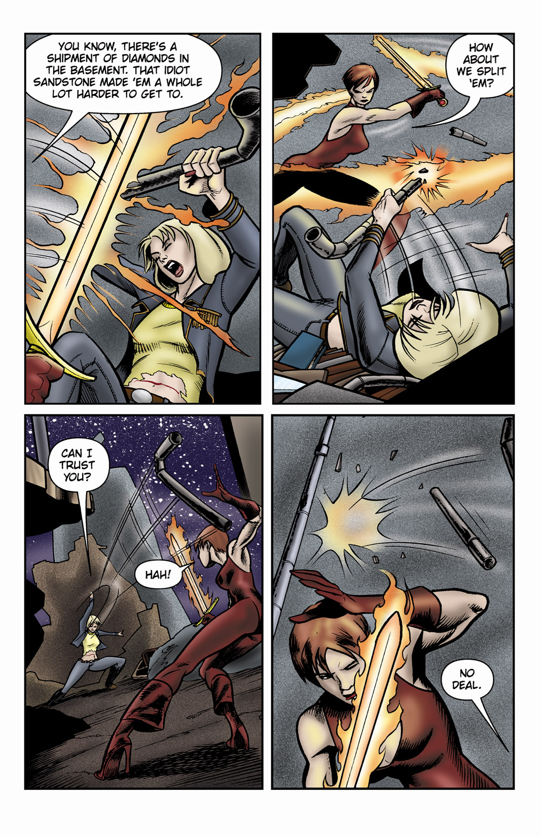 Read online SideChicks comic -  Issue #3 - 29