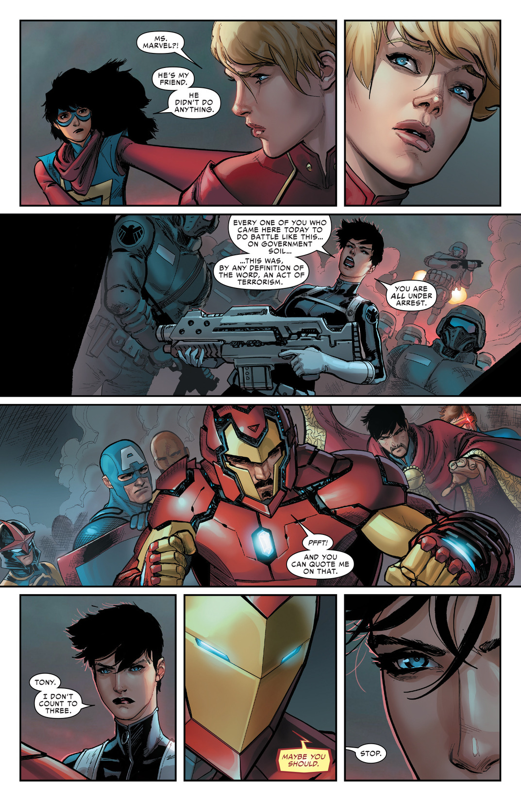 Read online Civil War II comic -  Issue #6 - 11