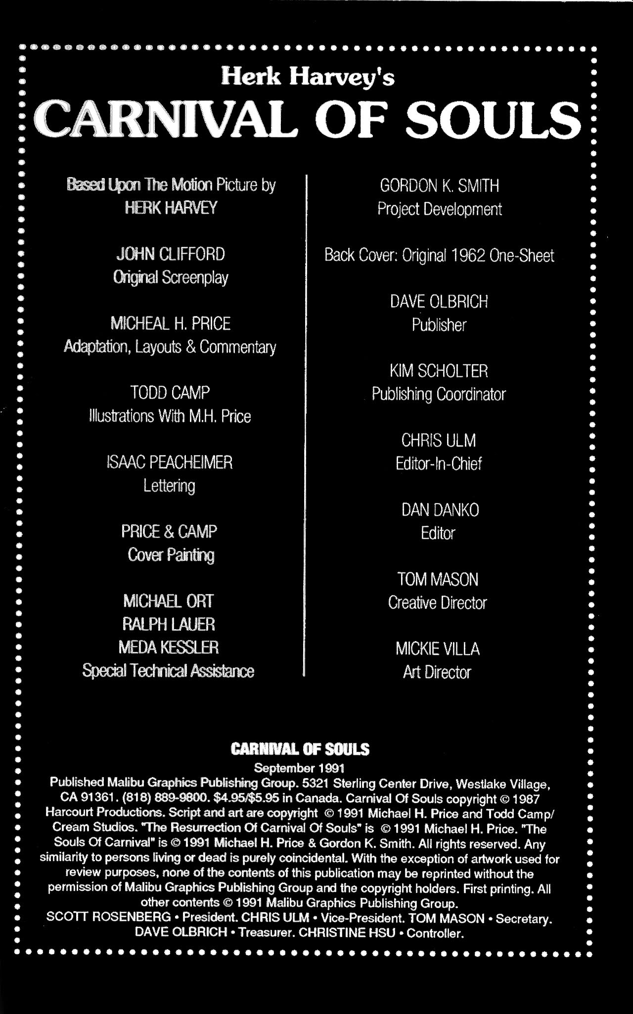 Read online Carnival of Souls comic -  Issue # Full - 59