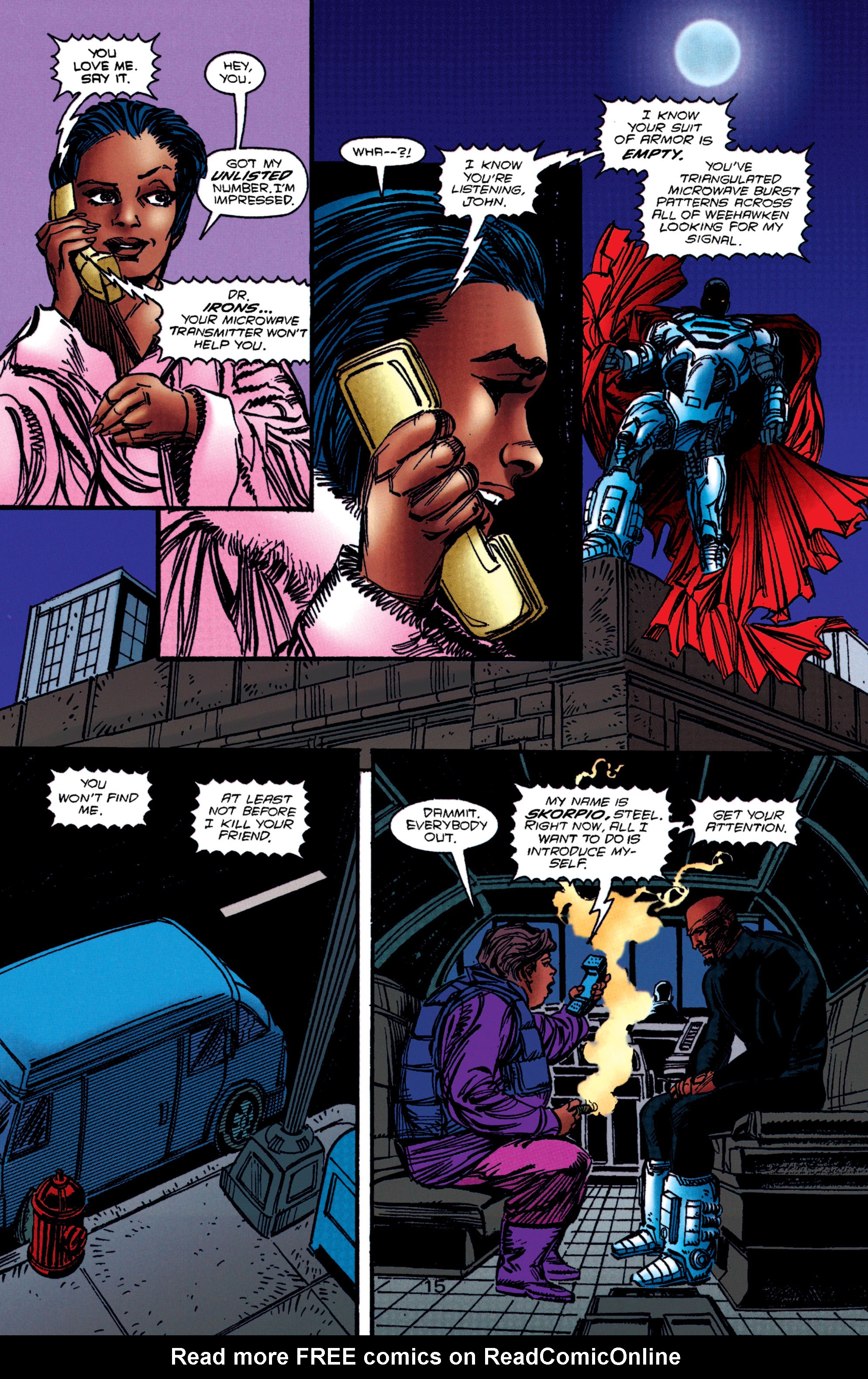 Read online Steel (1994) comic -  Issue #37 - 16