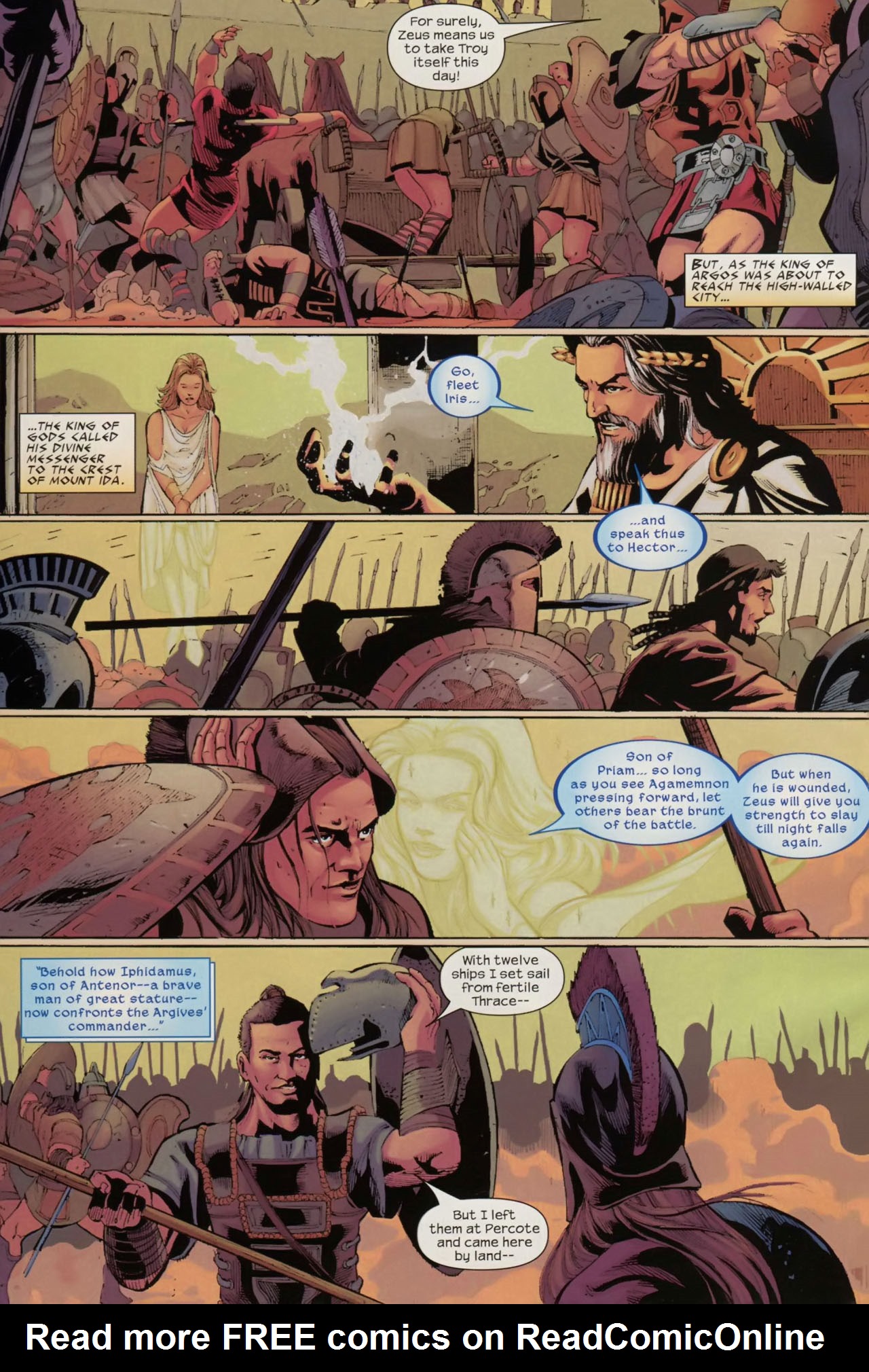 Read online The Iliad comic -  Issue #4 - 14