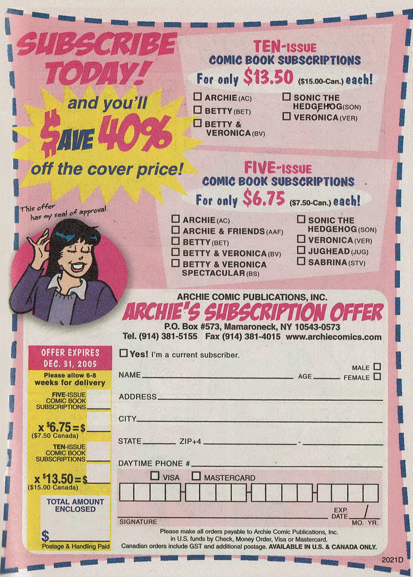 Read online Archie's Pals 'n' Gals Double Digest Magazine comic -  Issue #96 - 99