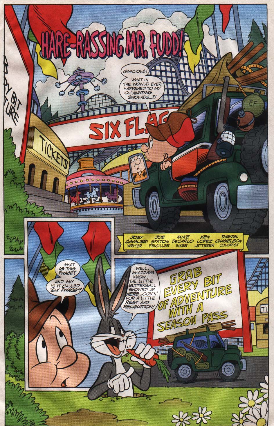 Read online Six Flags Official Park Map & Guide 2000 comic -  Issue # Full - 12
