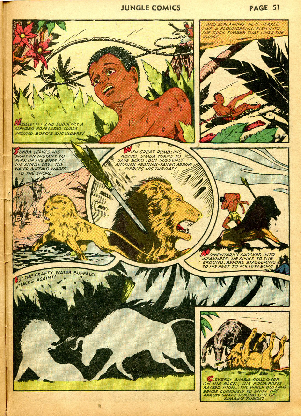 Read online Jungle Comics comic -  Issue #32 - 54