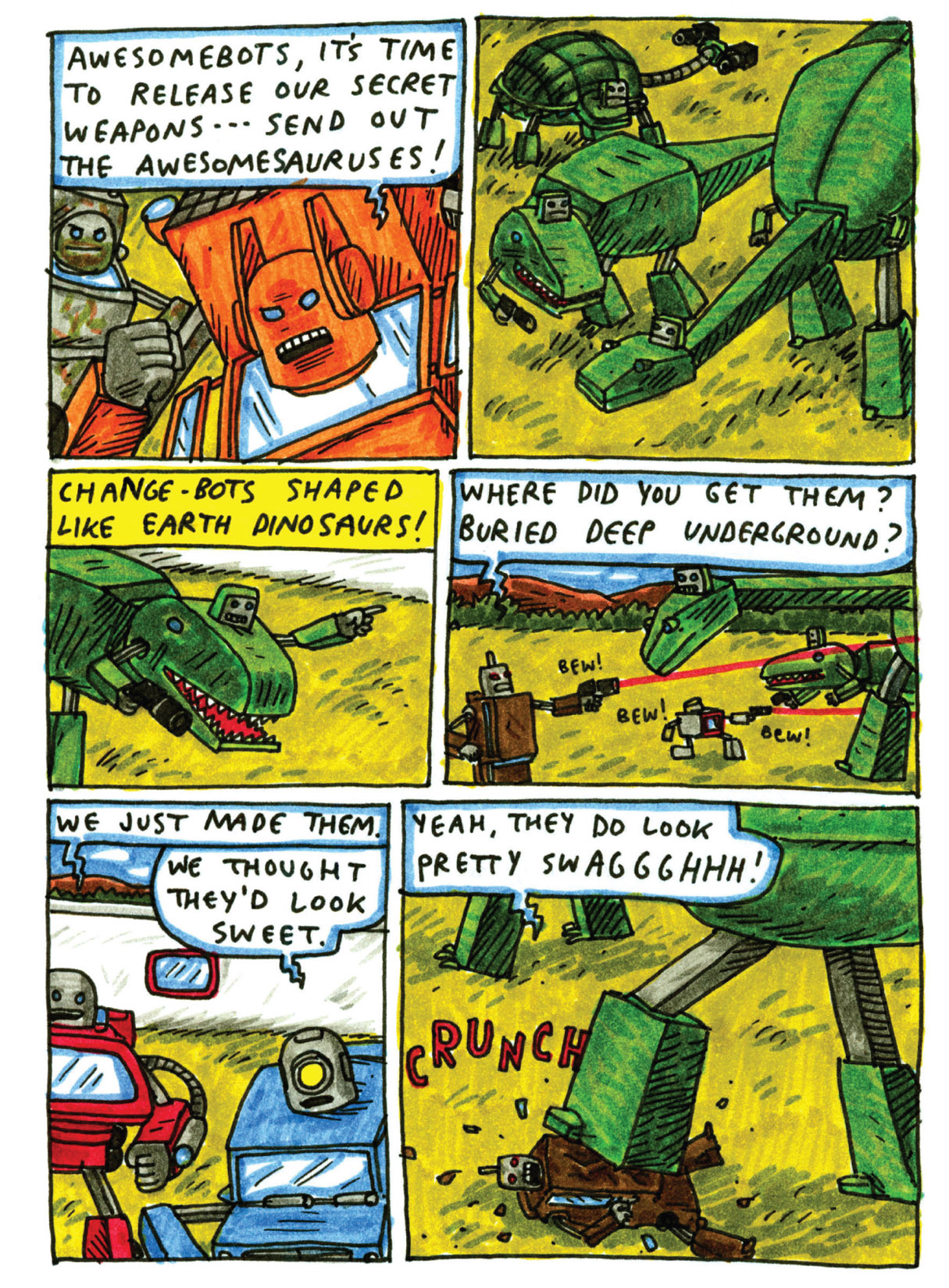 Read online Incredible Change-Bots comic -  Issue # TPB 2 - 127