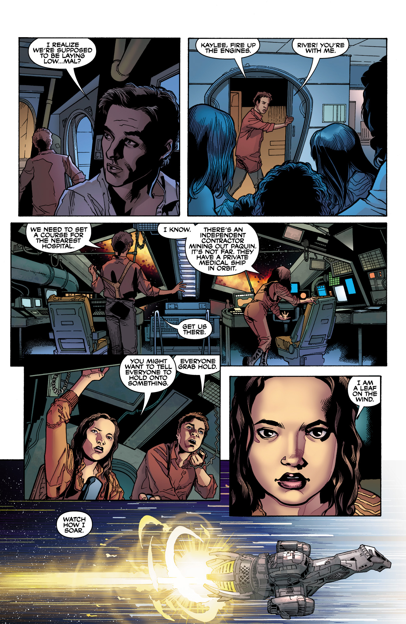 Read online Serenity: Firefly Class 03-K64  Leaves on the Wind comic -  Issue #1 - 20