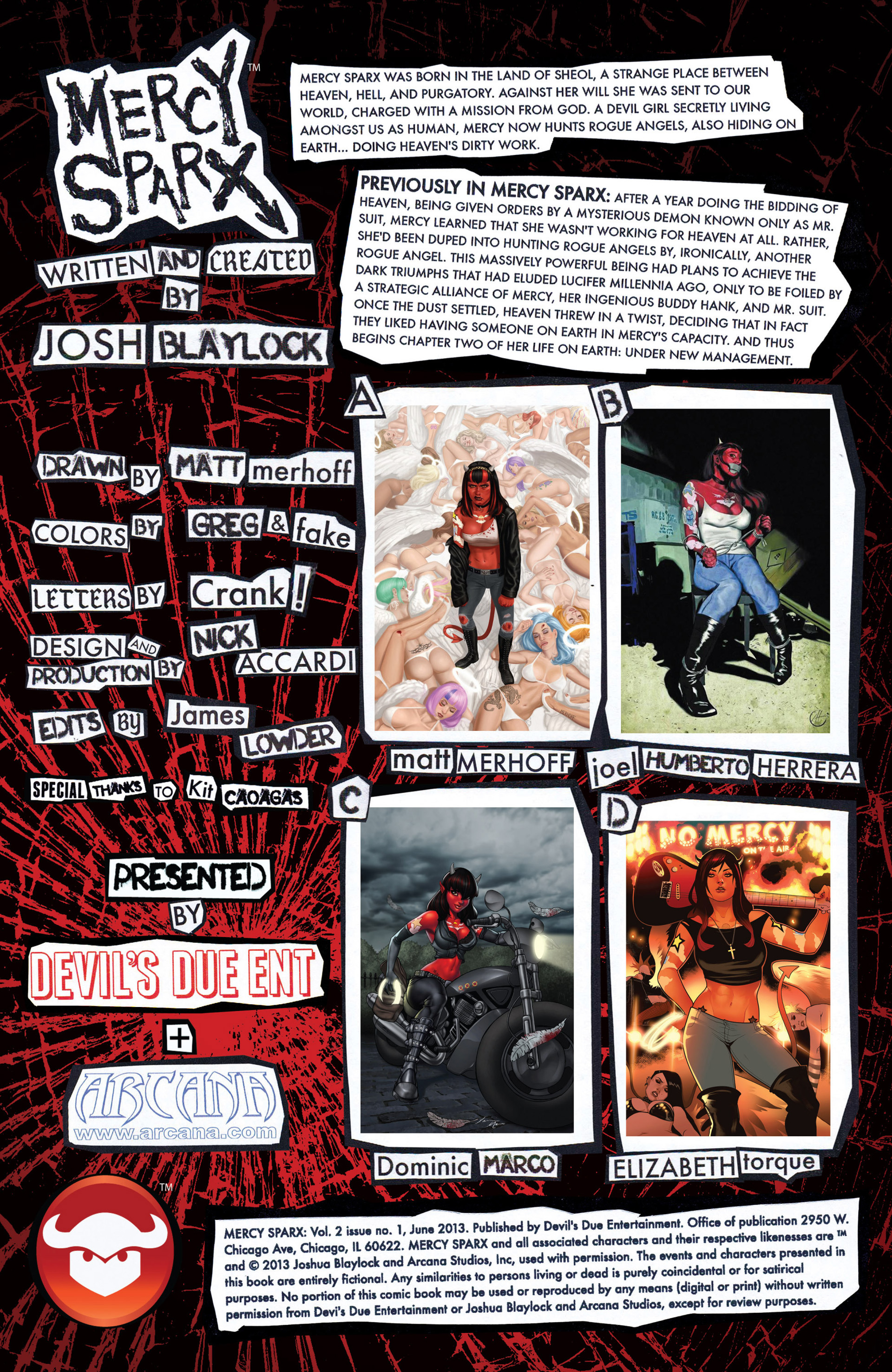 Read online Mercy Sparx (2013) comic -  Issue #1 - 2