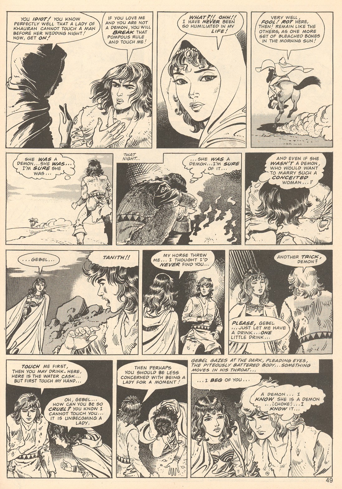 Read online The Savage Sword Of Conan comic -  Issue #67 - 49