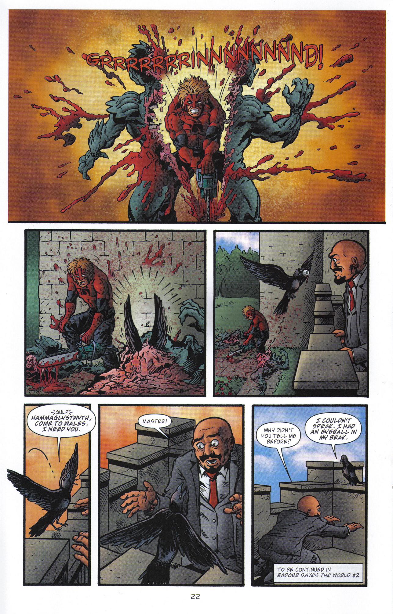Read online Badger Saves the World comic -  Issue #1 - 24