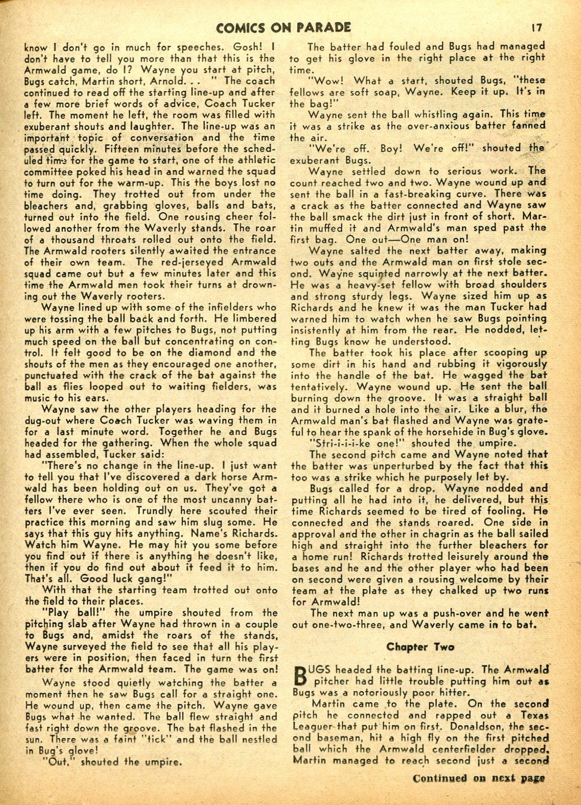 Read online Comics on Parade comic -  Issue #18 - 18