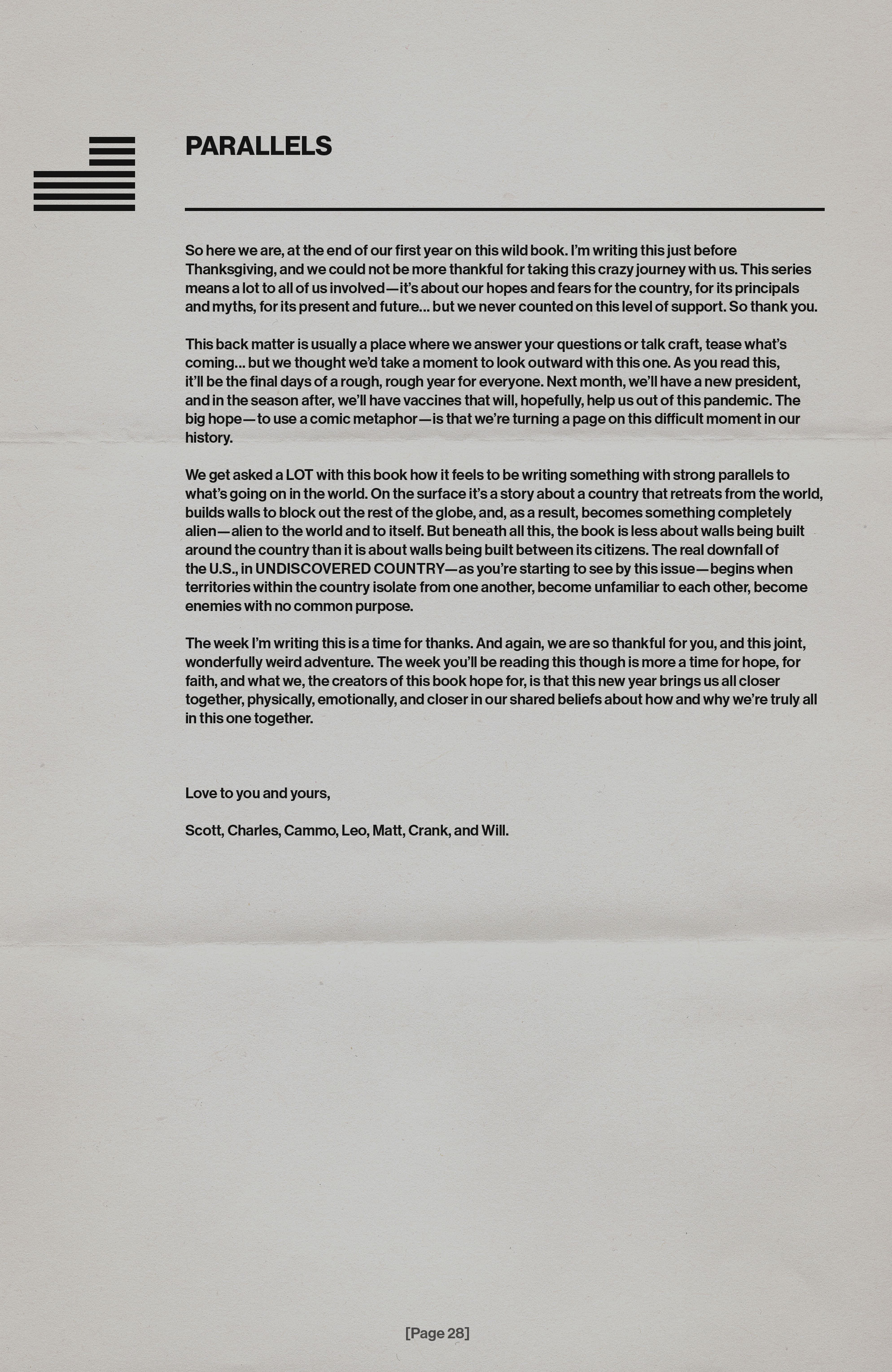 Read online Undiscovered Country comic -  Issue #11 - 22