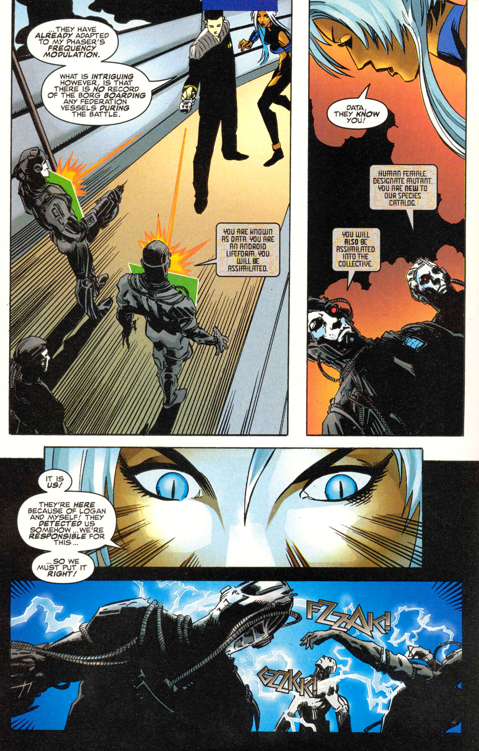 Star Trek: The Next Generation/X-Men: Second Contact issue Full - Page 33