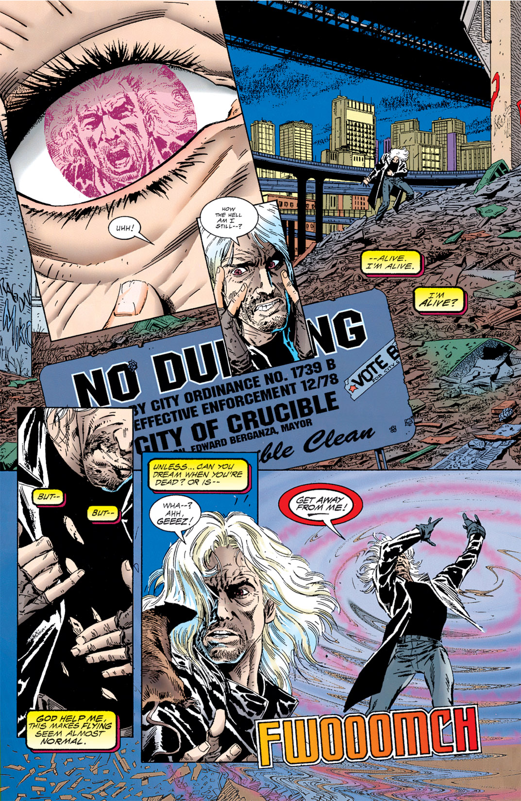 Read online Resurrection Man (1997) comic -  Issue #1 - 4
