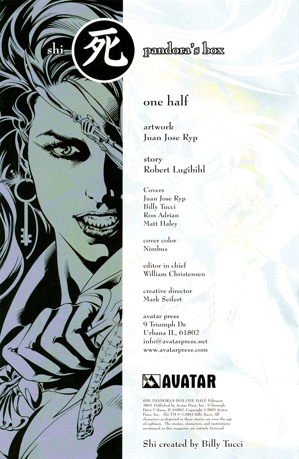 Read online Shi: Pandora's Box comic -  Issue #0.5 - 2