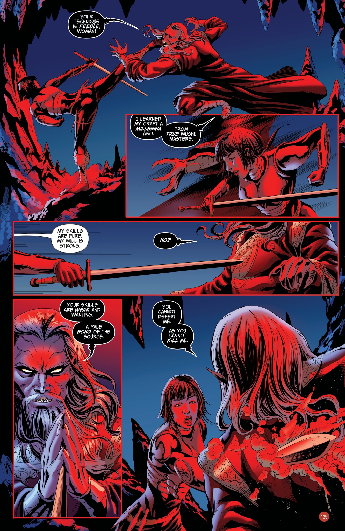 Read online Van Helsing vs. Werewolf comic -  Issue # _TPB 1 - 129