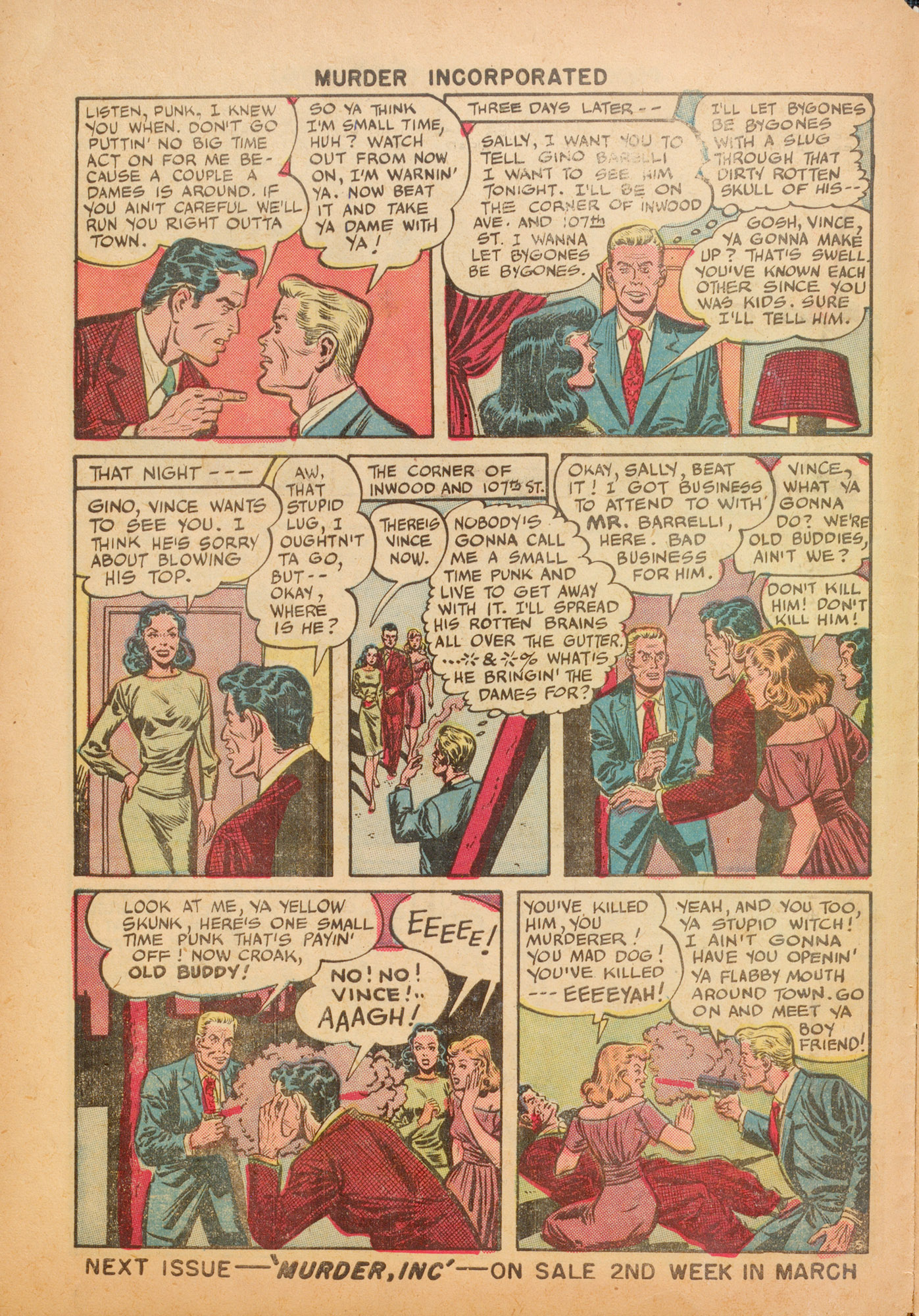 Read online Murder Incorporated (1948) comic -  Issue #2 - 6
