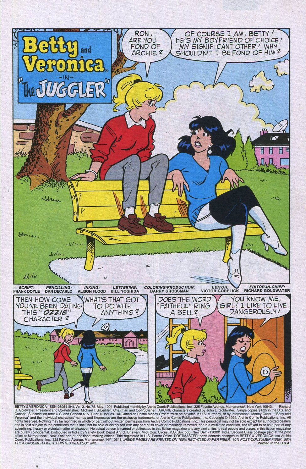 Read online Betty and Veronica (1987) comic -  Issue #75 - 3