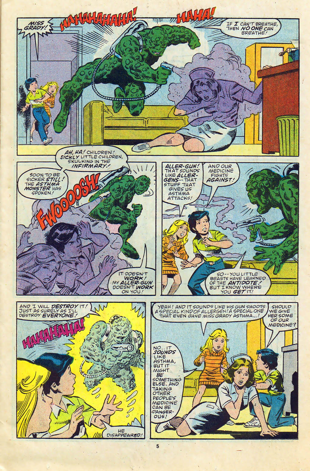 Read online Captain America Meets the Asthma Monster comic -  Issue # Full - 7