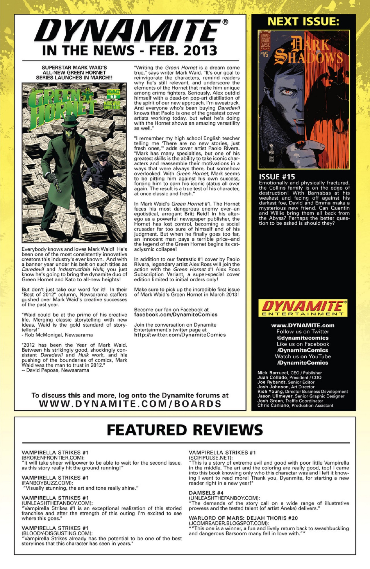 Read online Dark Shadows comic -  Issue #14 - 25