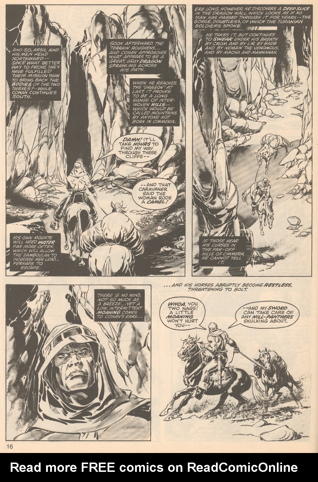Read online The Savage Sword Of Conan comic -  Issue #54 - 16