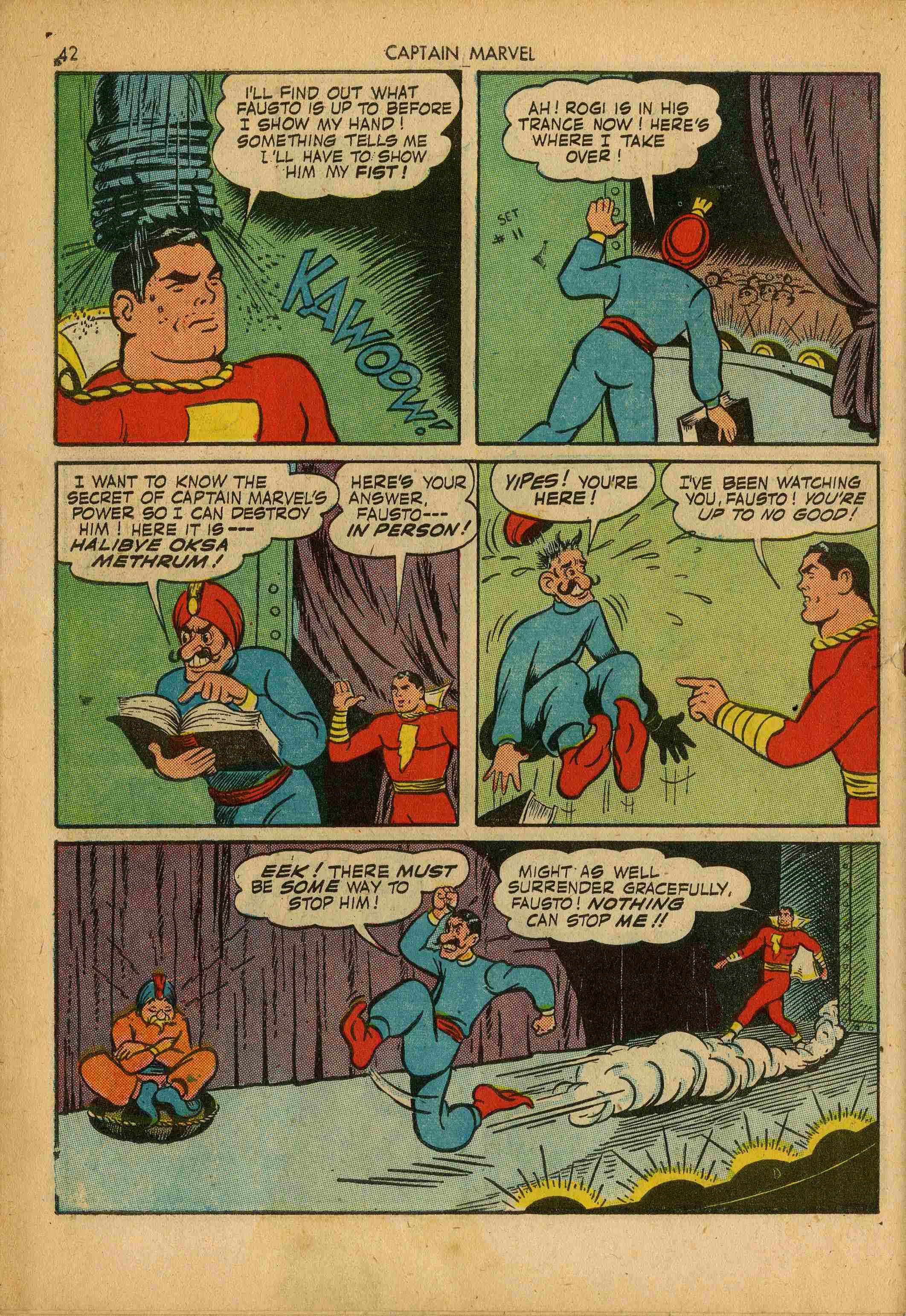 Read online Captain Marvel Adventures comic -  Issue #24 - 42