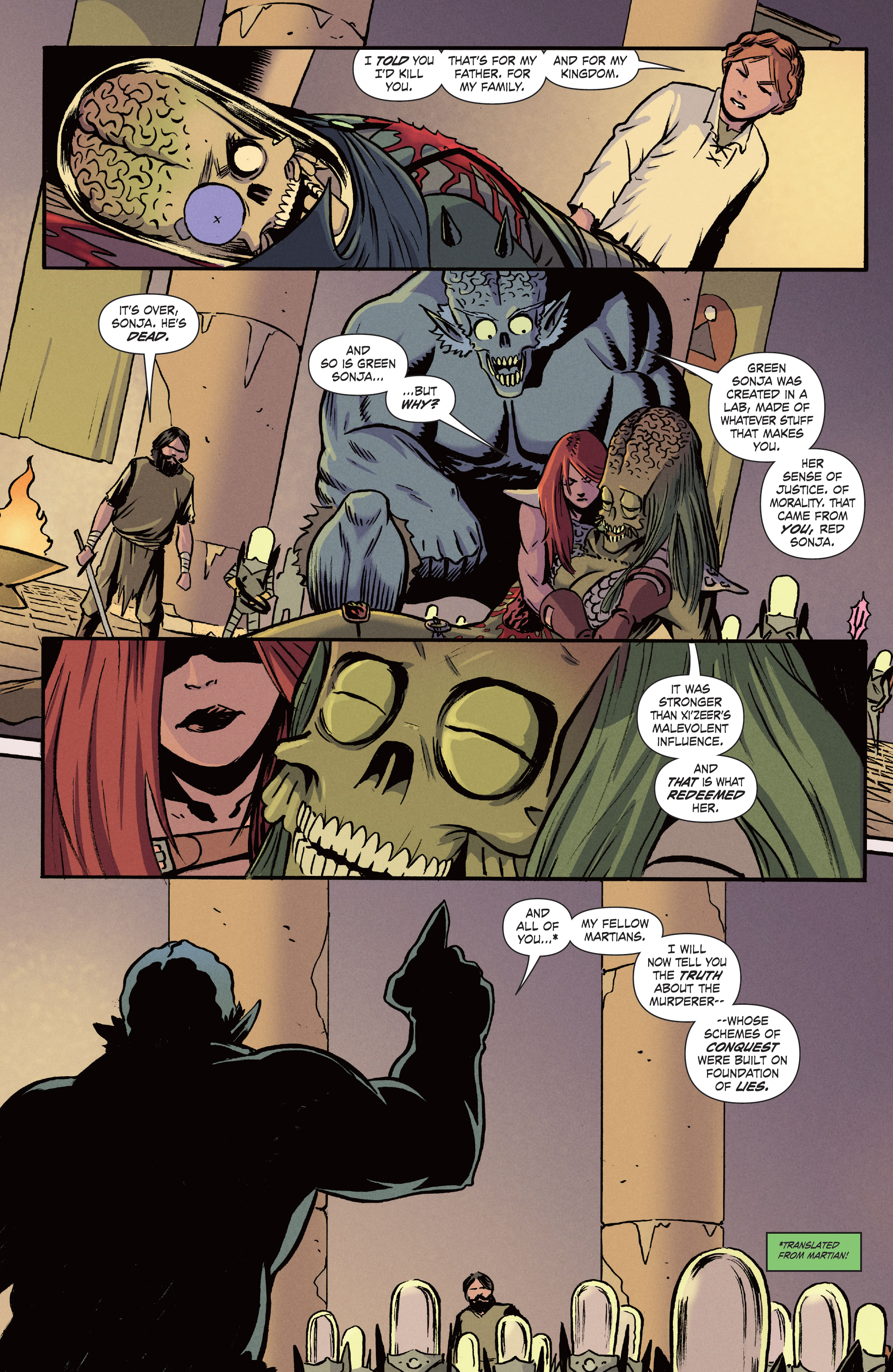 Read online Mars Attacks Red Sonja comic -  Issue #5 - 20