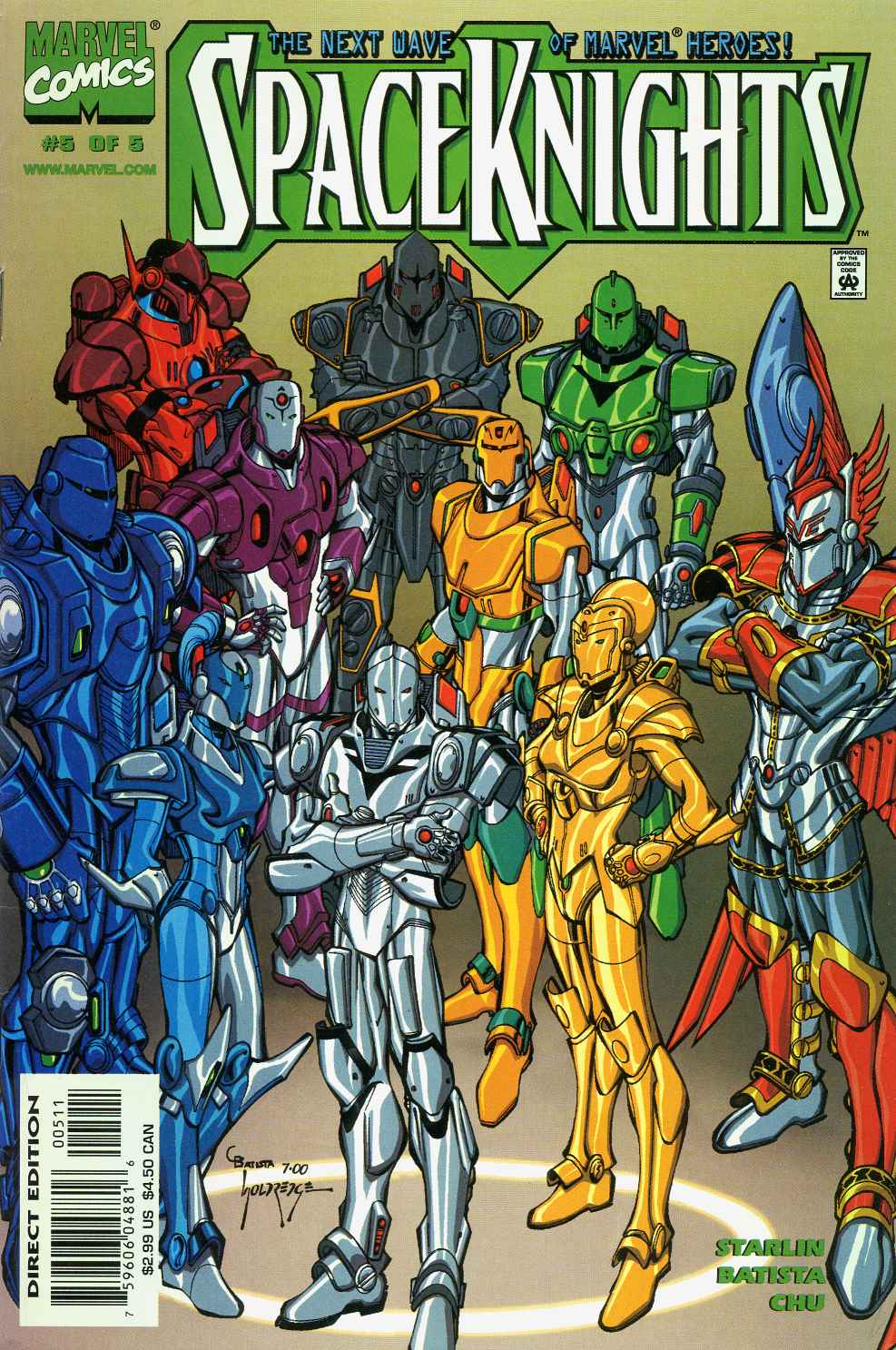 Read online Spaceknights (2000) comic -  Issue #5 - 1