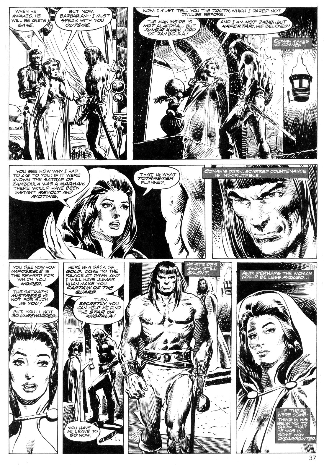 Read online The Savage Sword Of Conan comic -  Issue #14 - 37