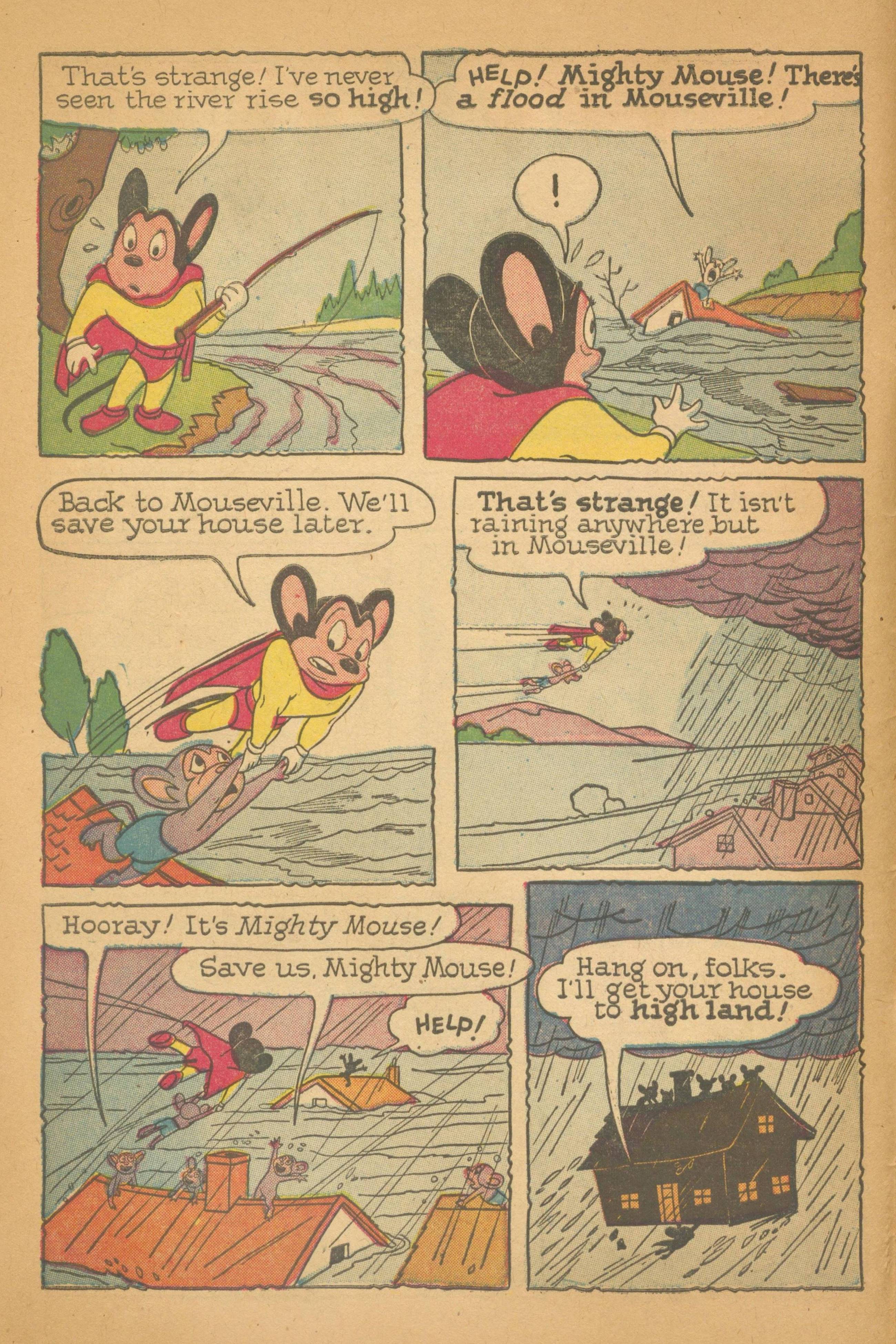 Read online Paul Terry's Mighty Mouse Comics comic -  Issue #71 - 6