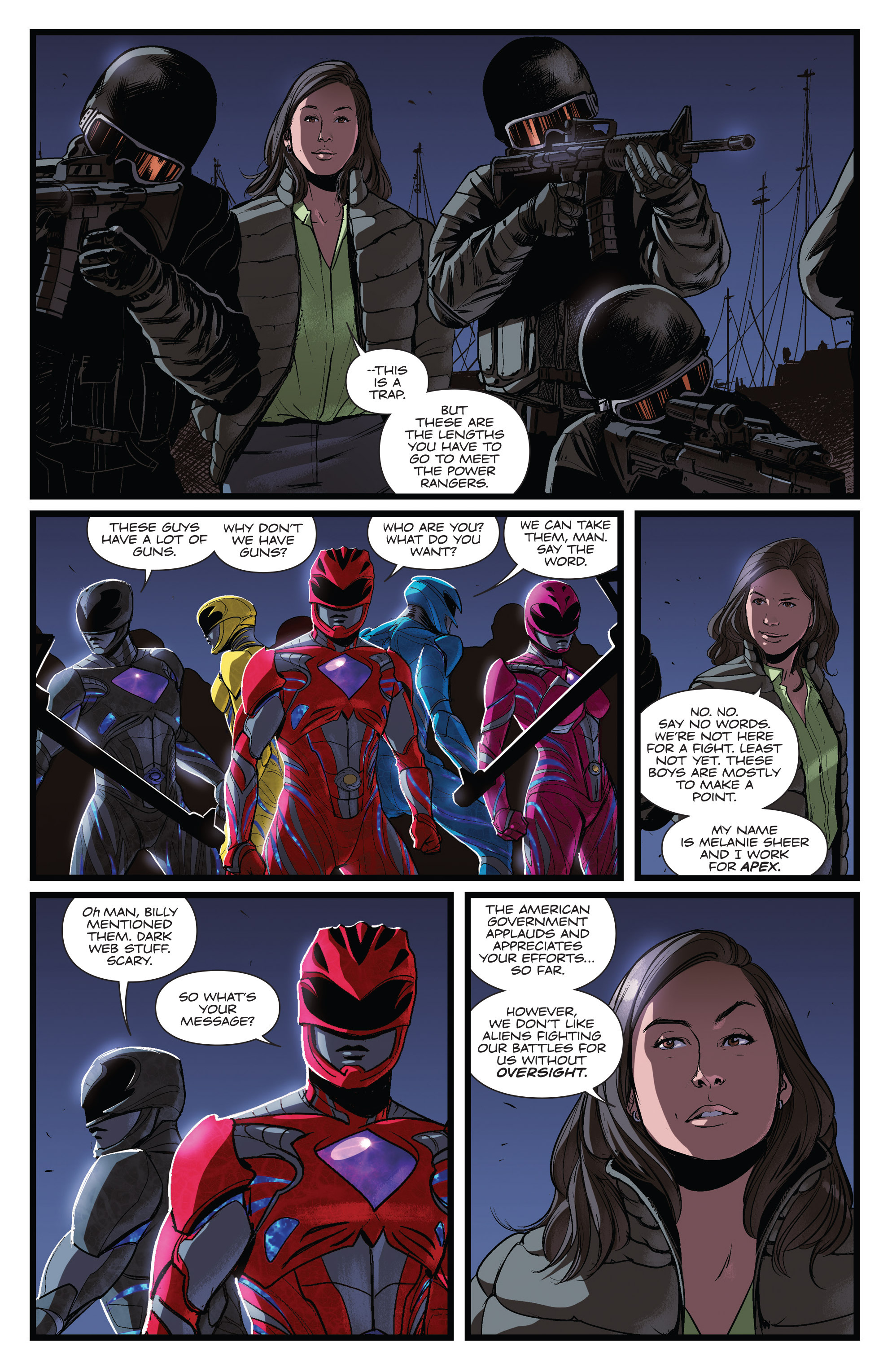 Read online Saban's Power Rangers: Aftershock comic -  Issue # Full - 62
