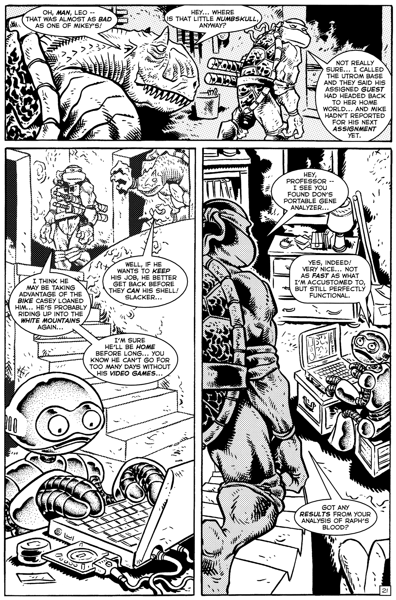 Read online TMNT: Teenage Mutant Ninja Turtles comic -  Issue #21 - 22