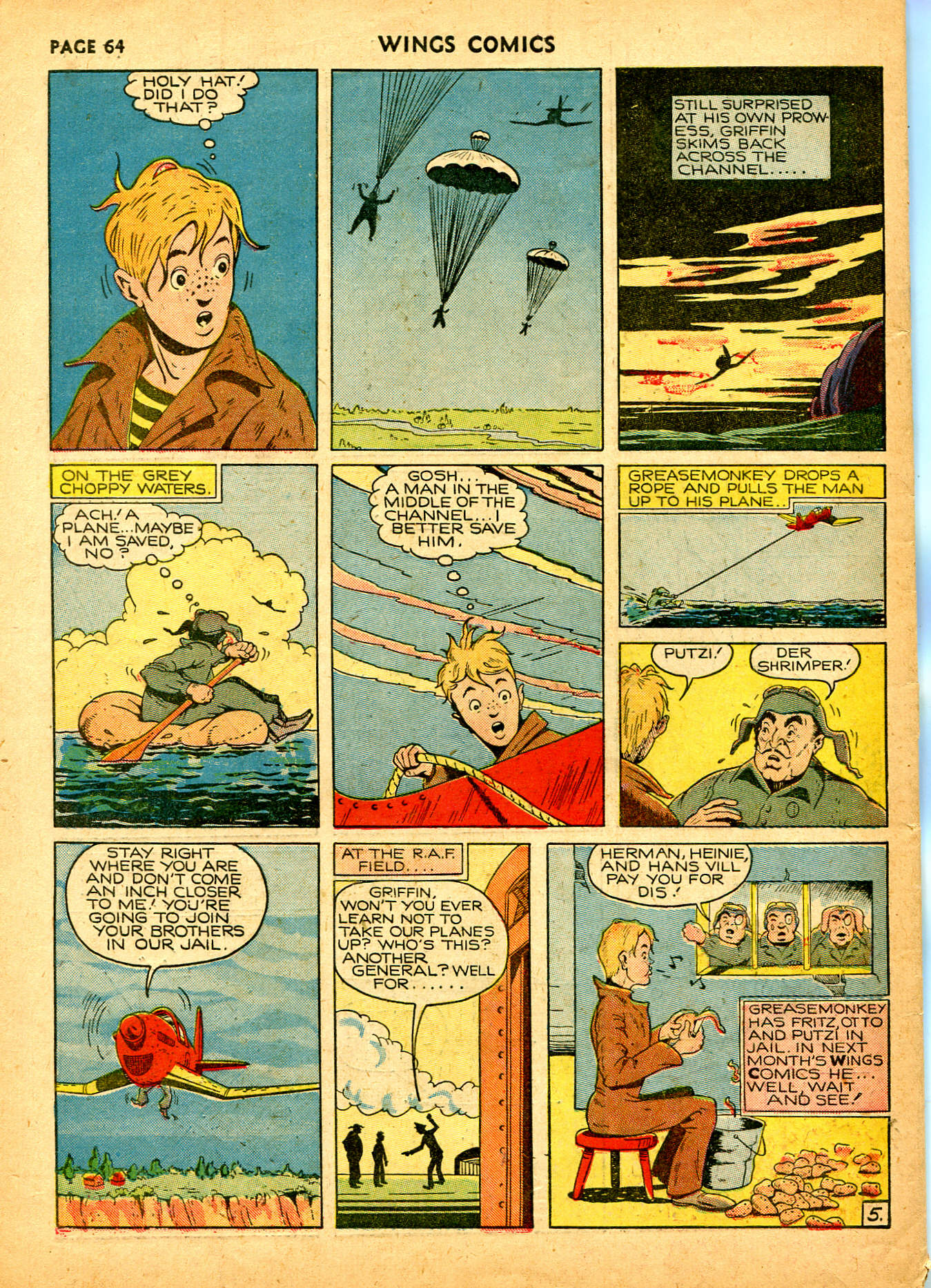 Read online Wings Comics comic -  Issue #6 - 66