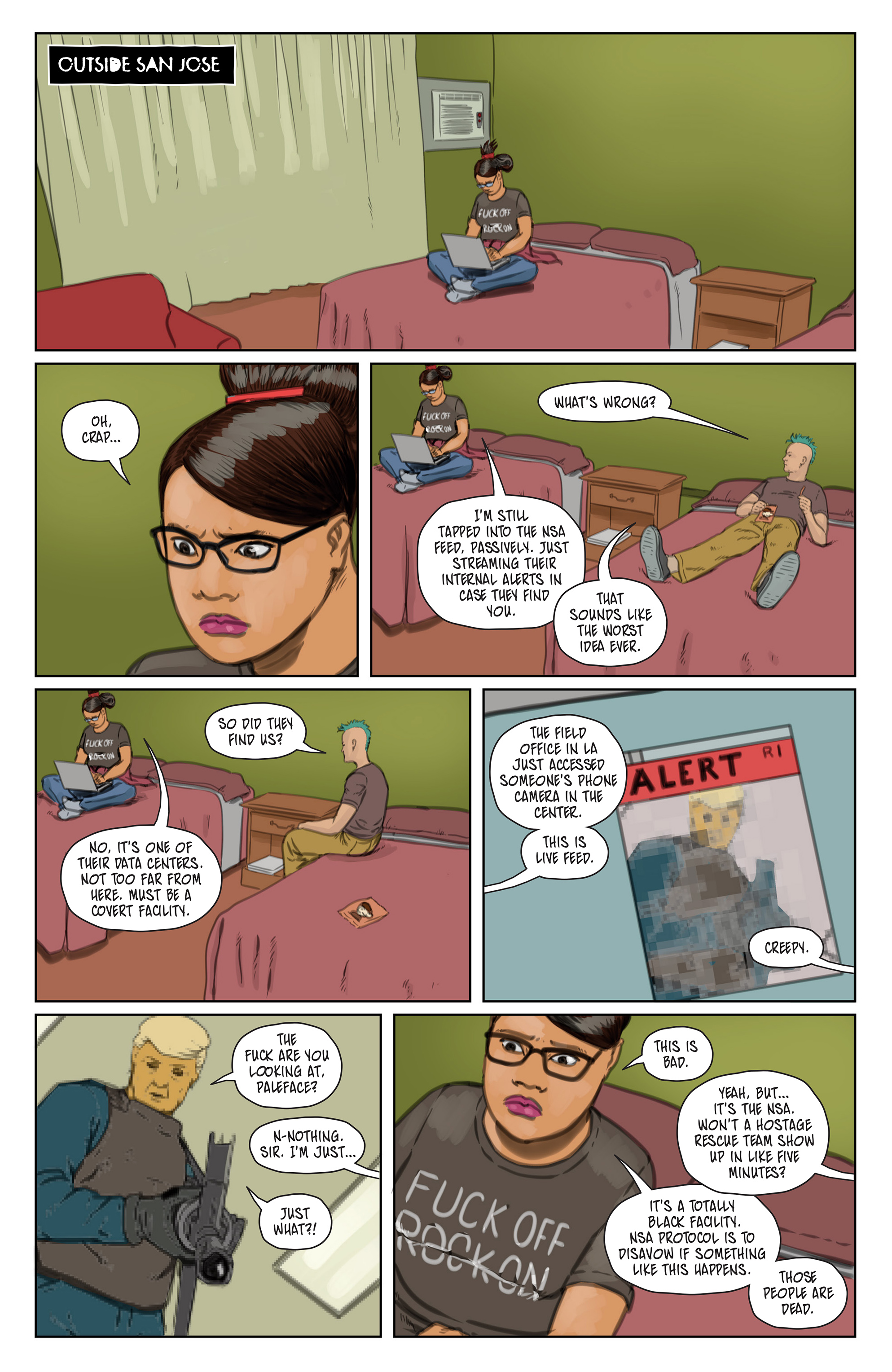 Read online Throwaways comic -  Issue #8 - 4