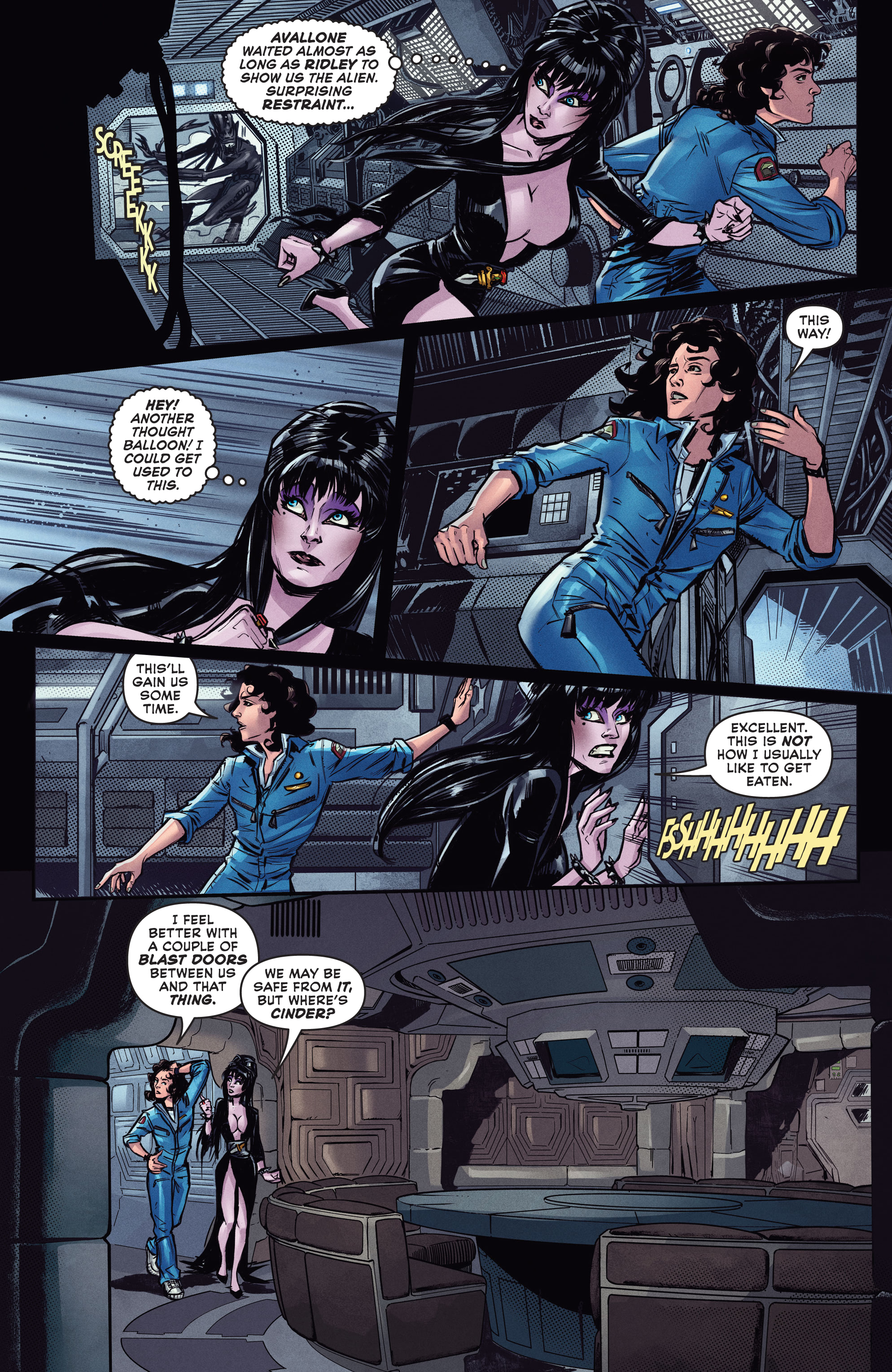 Read online Elvira in Horrorland comic -  Issue #3 - 16