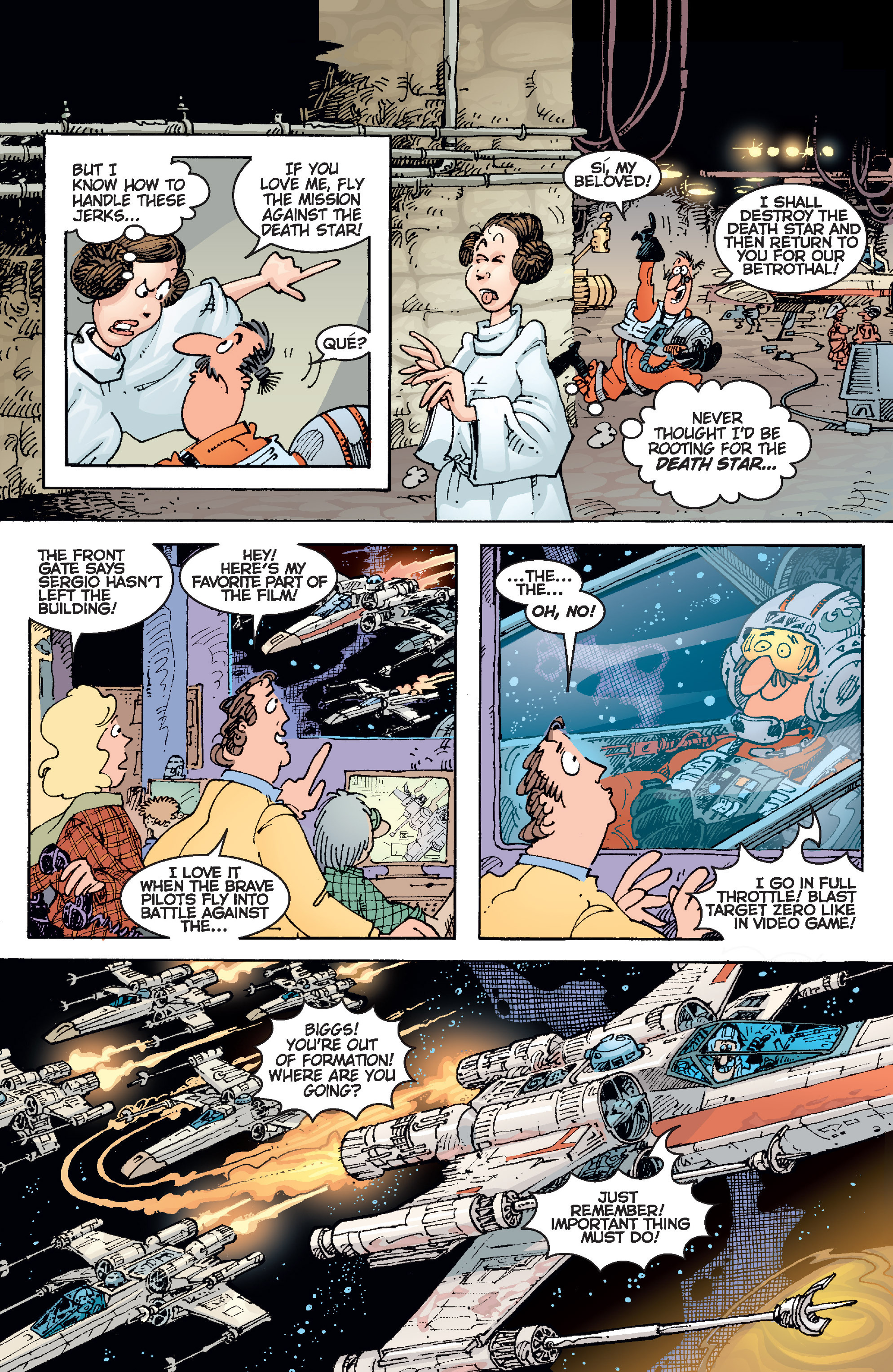 Read online Sergio Aragonés Stomps Star Wars comic -  Issue # Full - 12