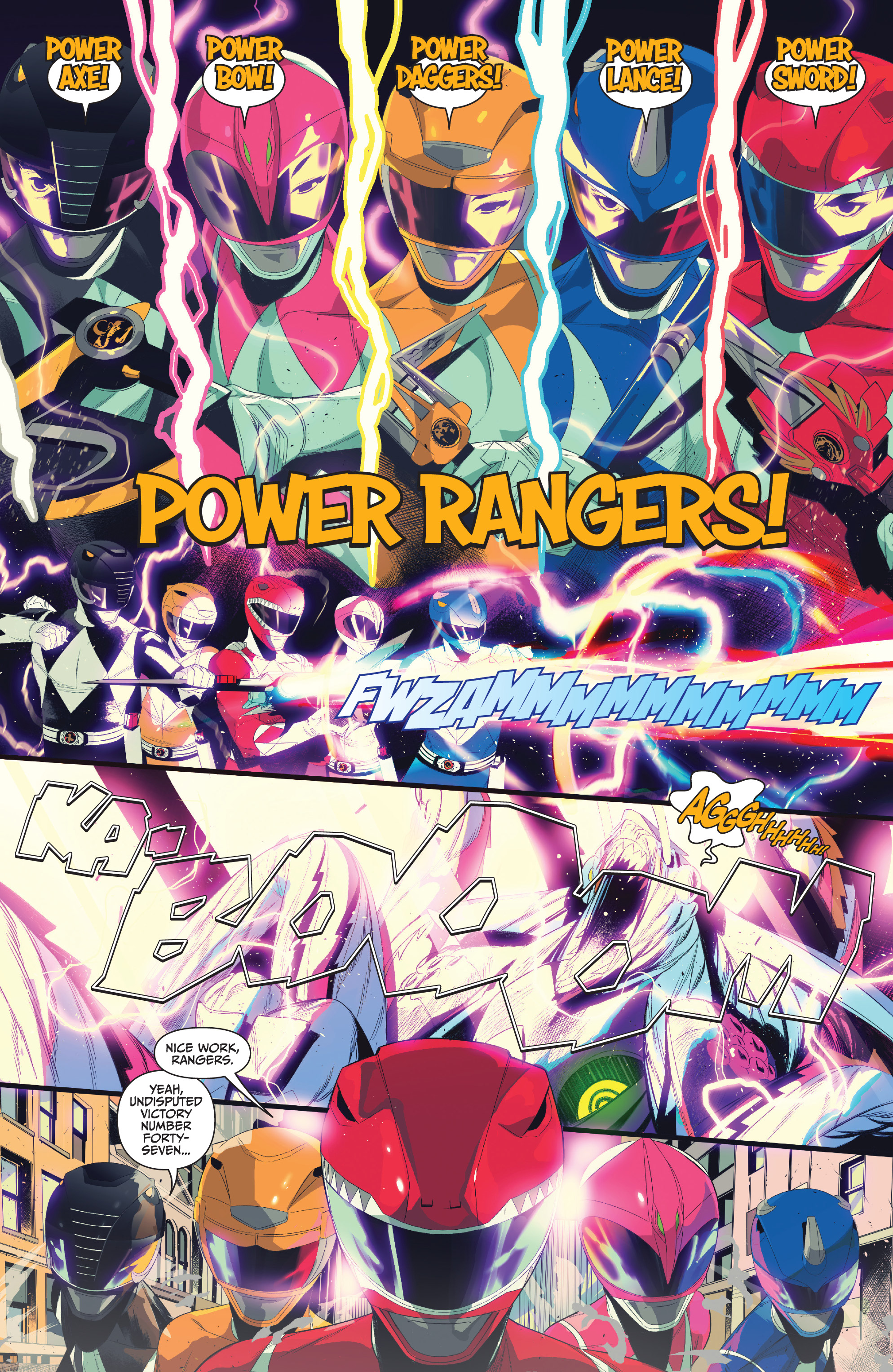 Read online Mighty Morphin Power Rangers: Teenage Mutant Ninja Turtles comic -  Issue #1 - 6