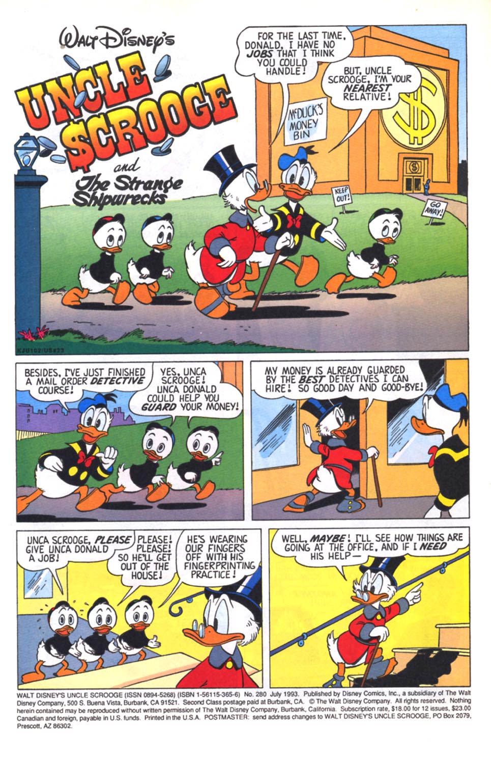 Read online Uncle Scrooge (1953) comic -  Issue #280 - 2