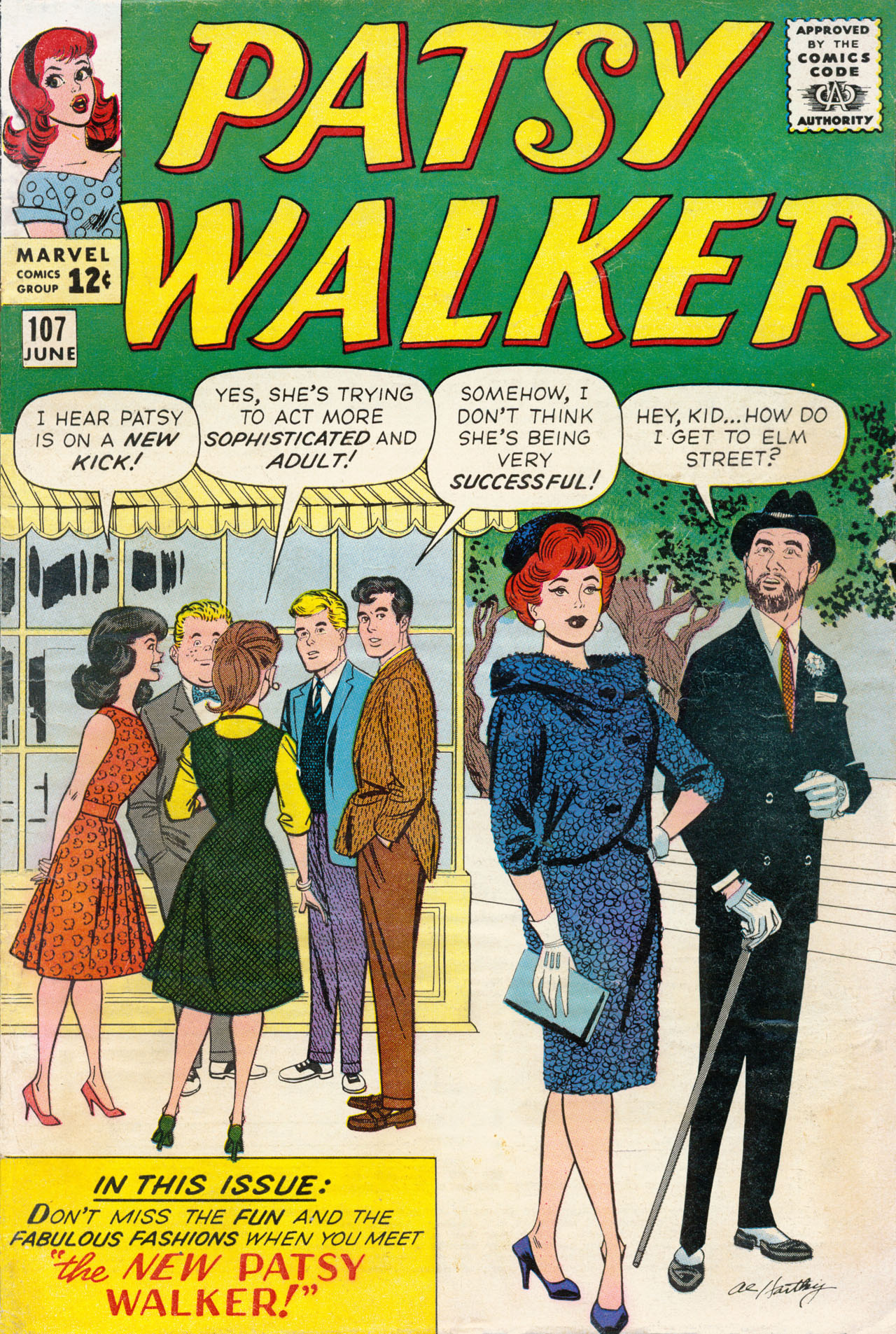Read online Patsy Walker comic -  Issue #107 - 1