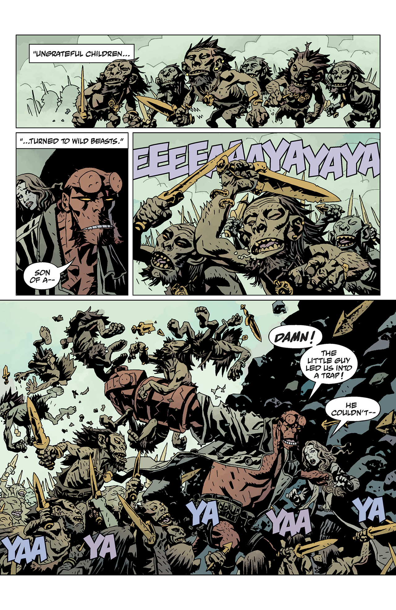 Read online Hellboy: The Wild Hunt comic -  Issue #4 - 13