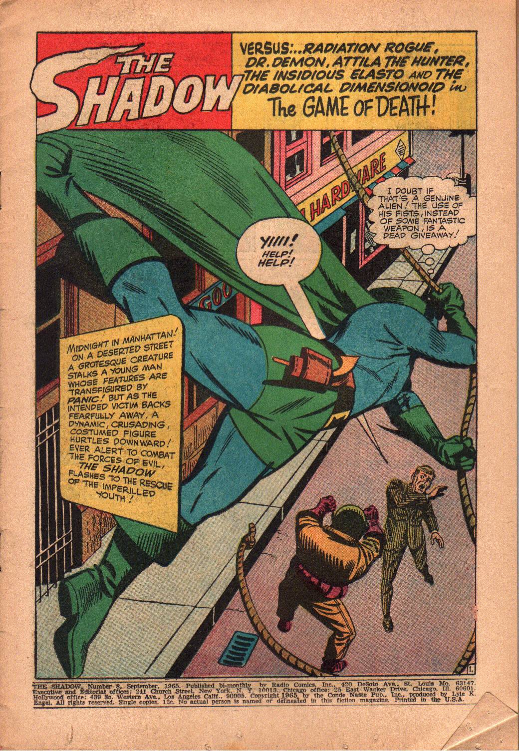 Read online The Shadow (1964) comic -  Issue #8 - 3