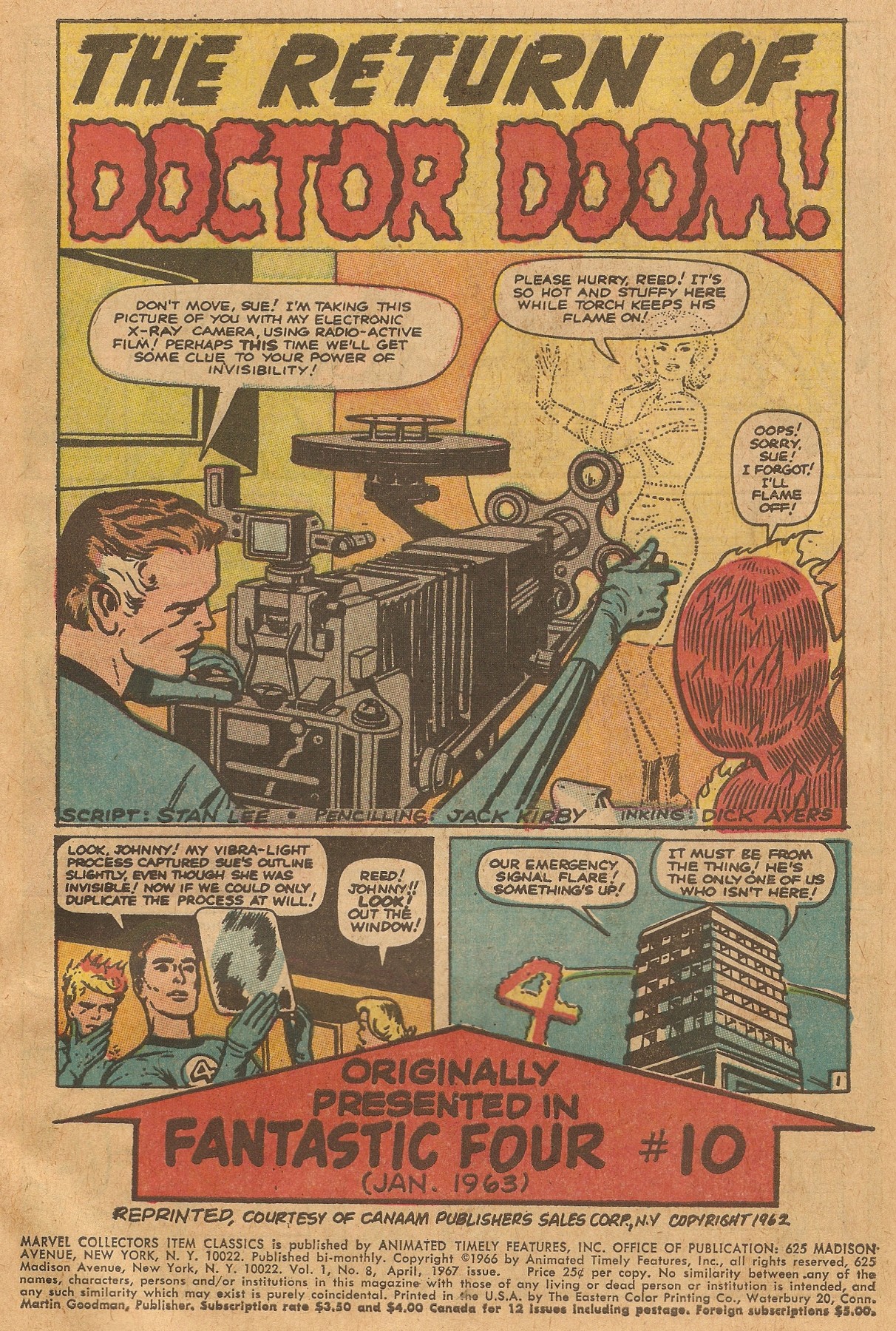 Read online Marvel Collectors' Item Classics comic -  Issue #8 - 3