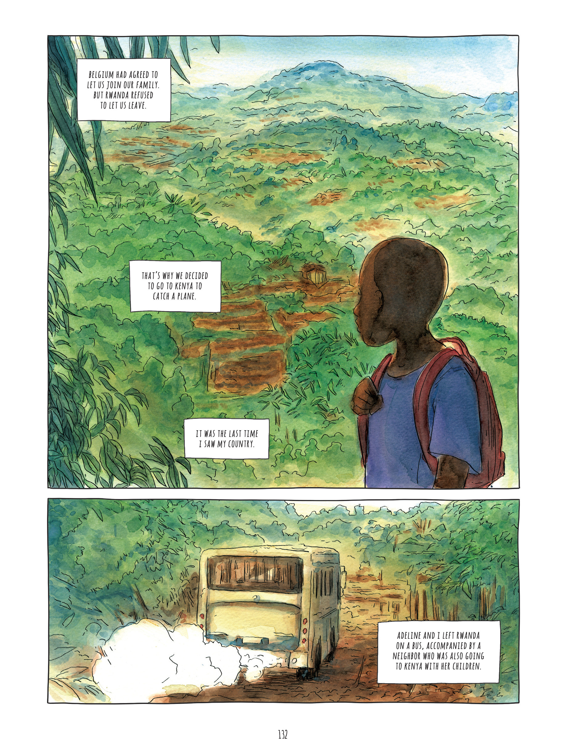Read online Alice on the Run: One Child's Journey Through the Rwandan Civil War comic -  Issue # TPB - 131