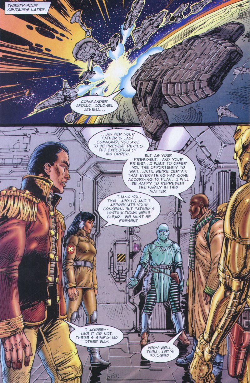 Read online Battlestar Galactica (1995) comic -  Issue #2 - 23