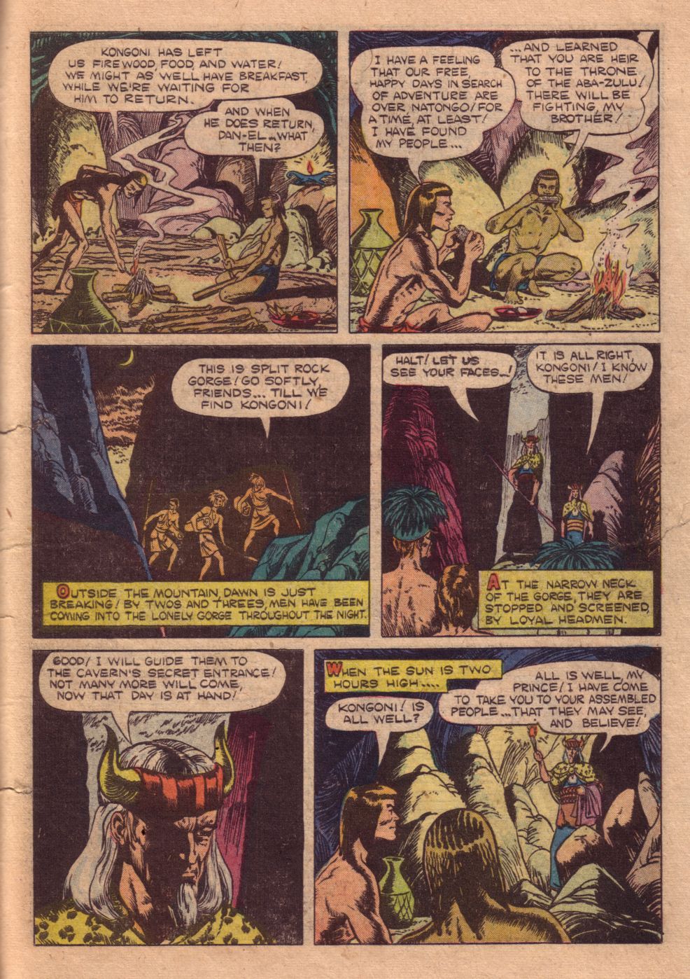 Read online Tarzan (1948) comic -  Issue #40 - 47