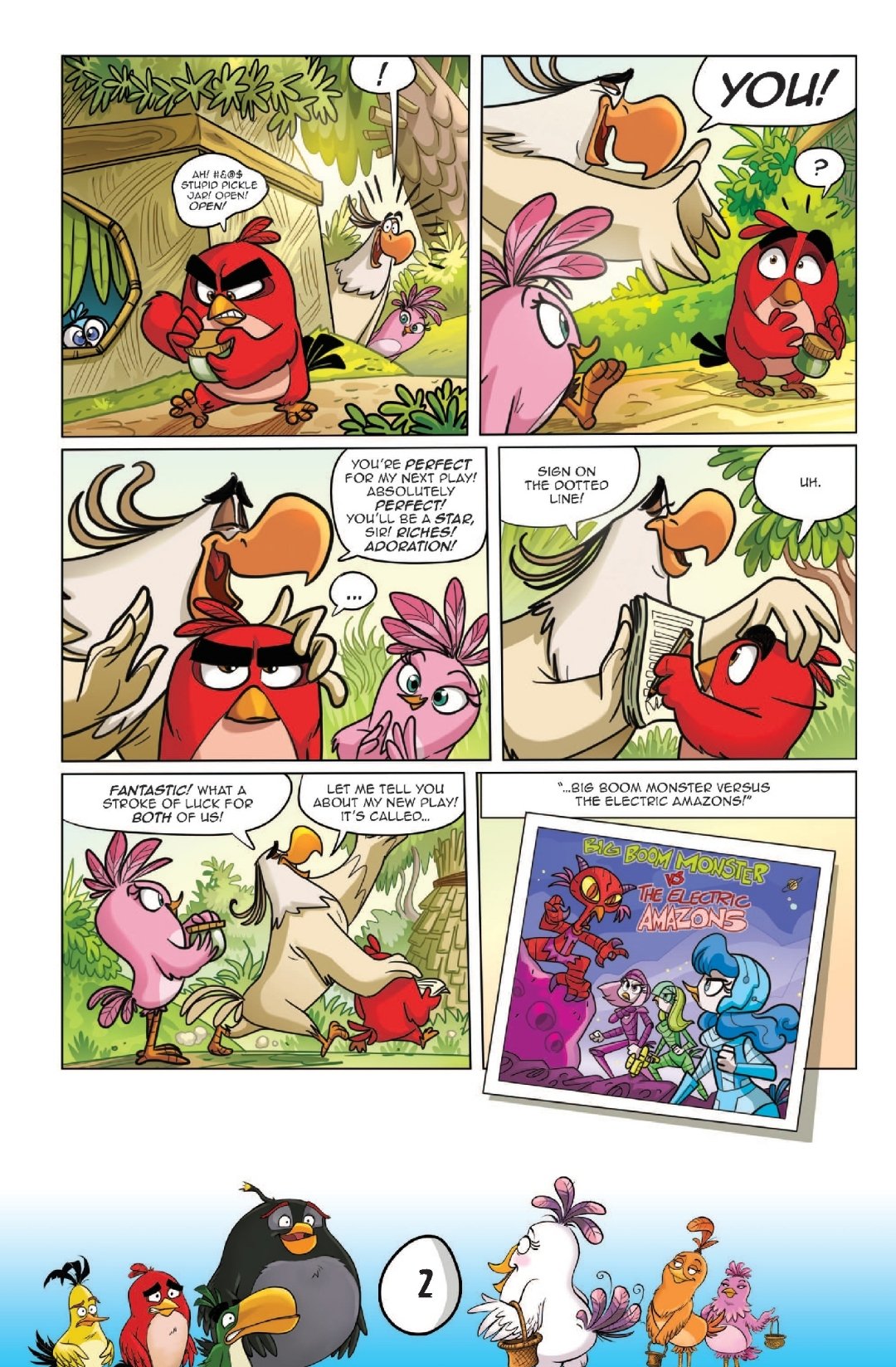 Read online Angry Birds Comics Quarterly comic -  Issue # Issue Furious Fowl - 3