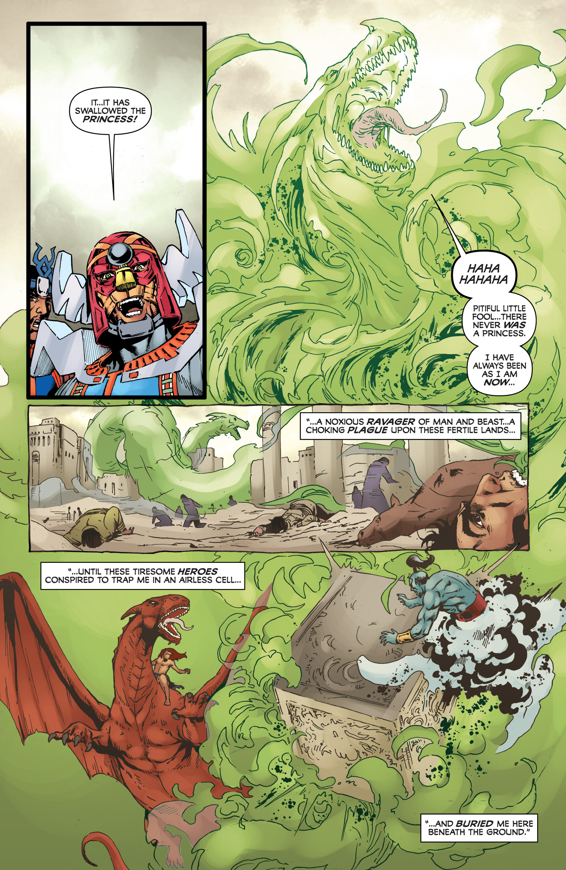 Read online Kirby: Genesis - Dragonsbane comic -  Issue #4 - 11